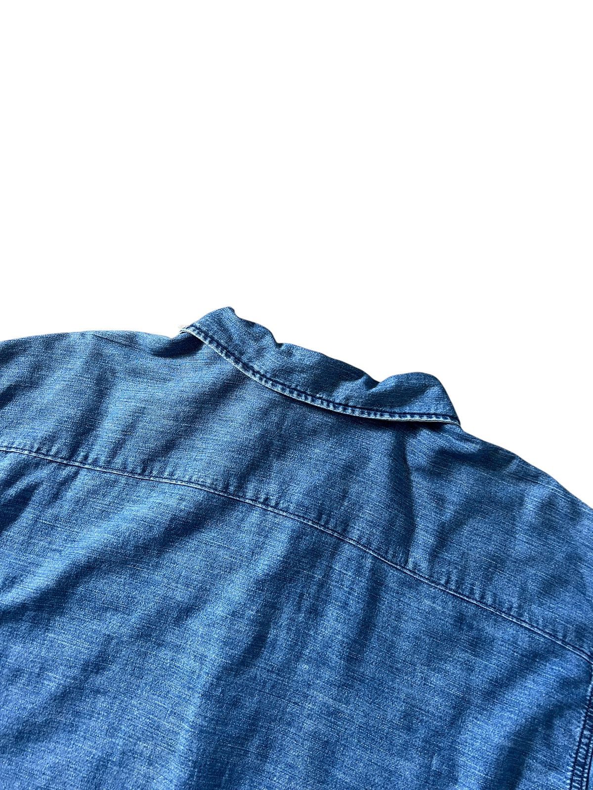 Blue Blue Japan × HOLLYWOOD RANCH MARKET × Japanese Brand Vintage Blue Blue Japan 🇯🇵 Lace Pullover Size US XL / EU 56 / 4 - 13 Thumbnail