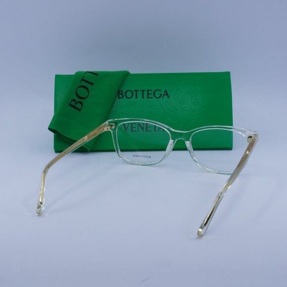 Bottega Veneta Bottega Veneta BV1028O 004 Eyeglasses Beige Frame Size ONE SIZE - 10 Thumbnail