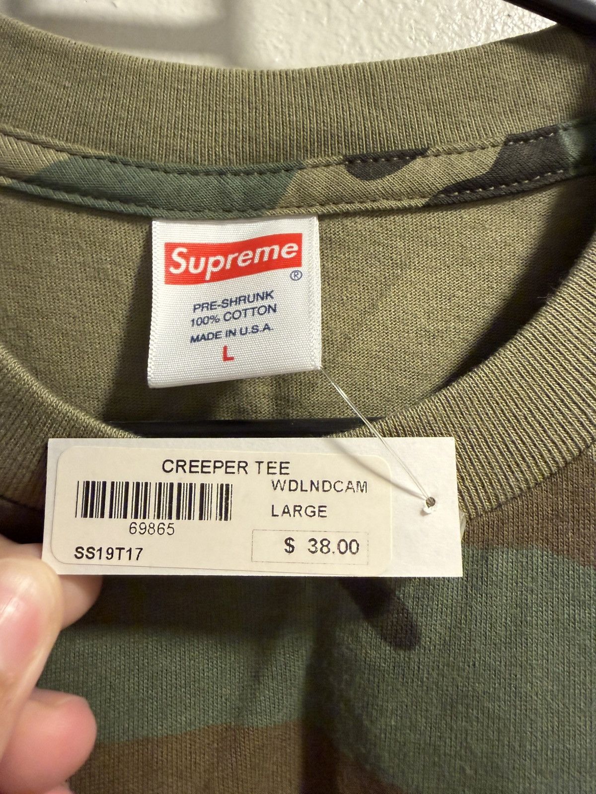 Supreme Supreme Creeper Tee Size US L / EU 52-54 / 3 - 2 Thumbnail