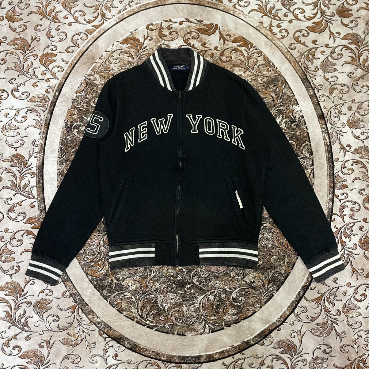 Polo Ralph Lauren 🔥Polo Ralph Lauren New York Spellout Full Zipper Sweater Size US M / EU 48-50 / 2 - 1 Thumbnail
