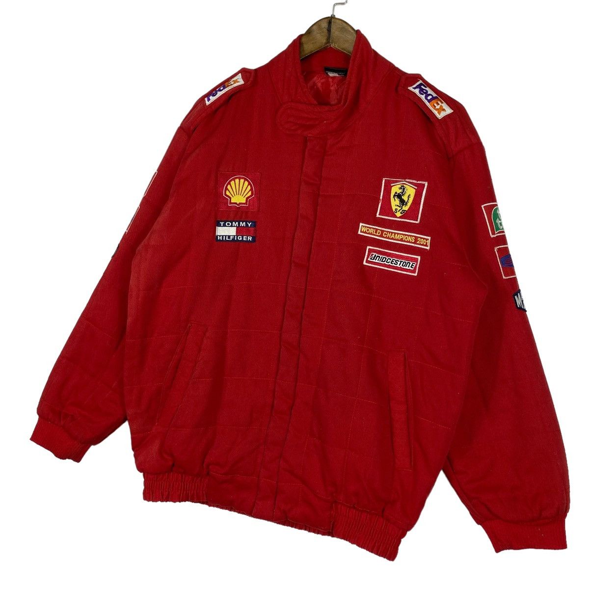 Ferrari × Vintage Vintage 1999 Ferrari Formula 1 Bomber Jacket Size US L / EU 52-54 / 3 - 4 Thumbnail