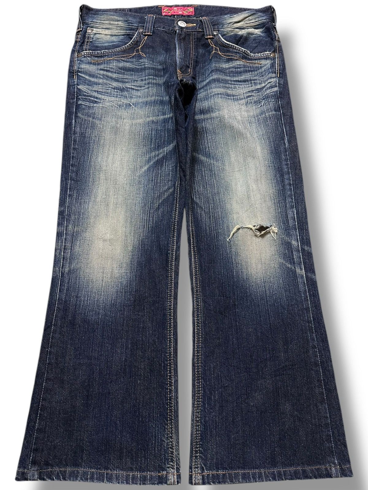Edwin Vintage Edwin Exclusive Vintage Baggy Wide Leg Denim Size US 34 / EU 50 - 1 Thumbnail