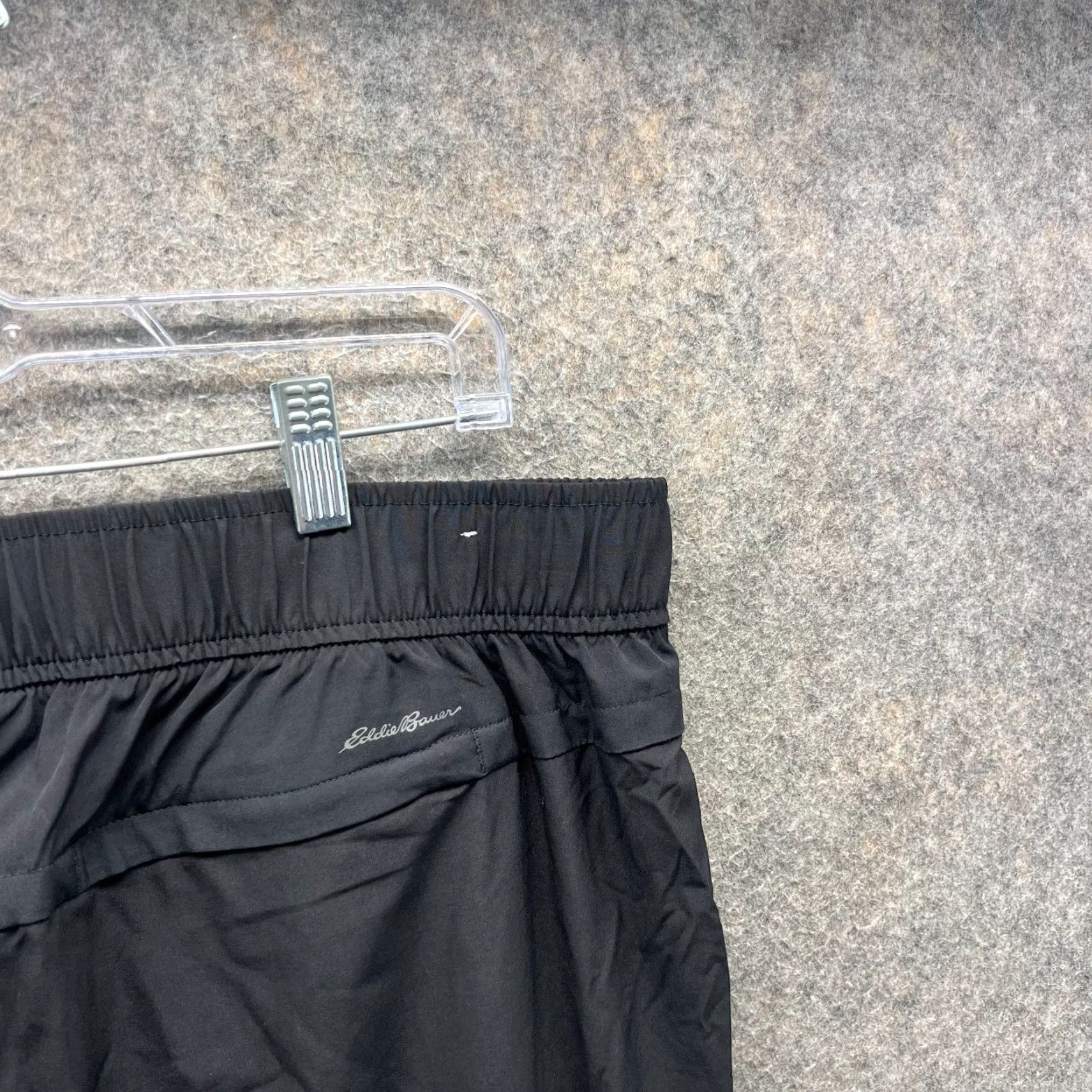 Eddie Bauer VINTAGE? No — Eddie Bauer Pants Womens XL Black Elastic Waist Lightweight Knit Extra Large Gym Size 40" / US 18 - 3 Thumbnail