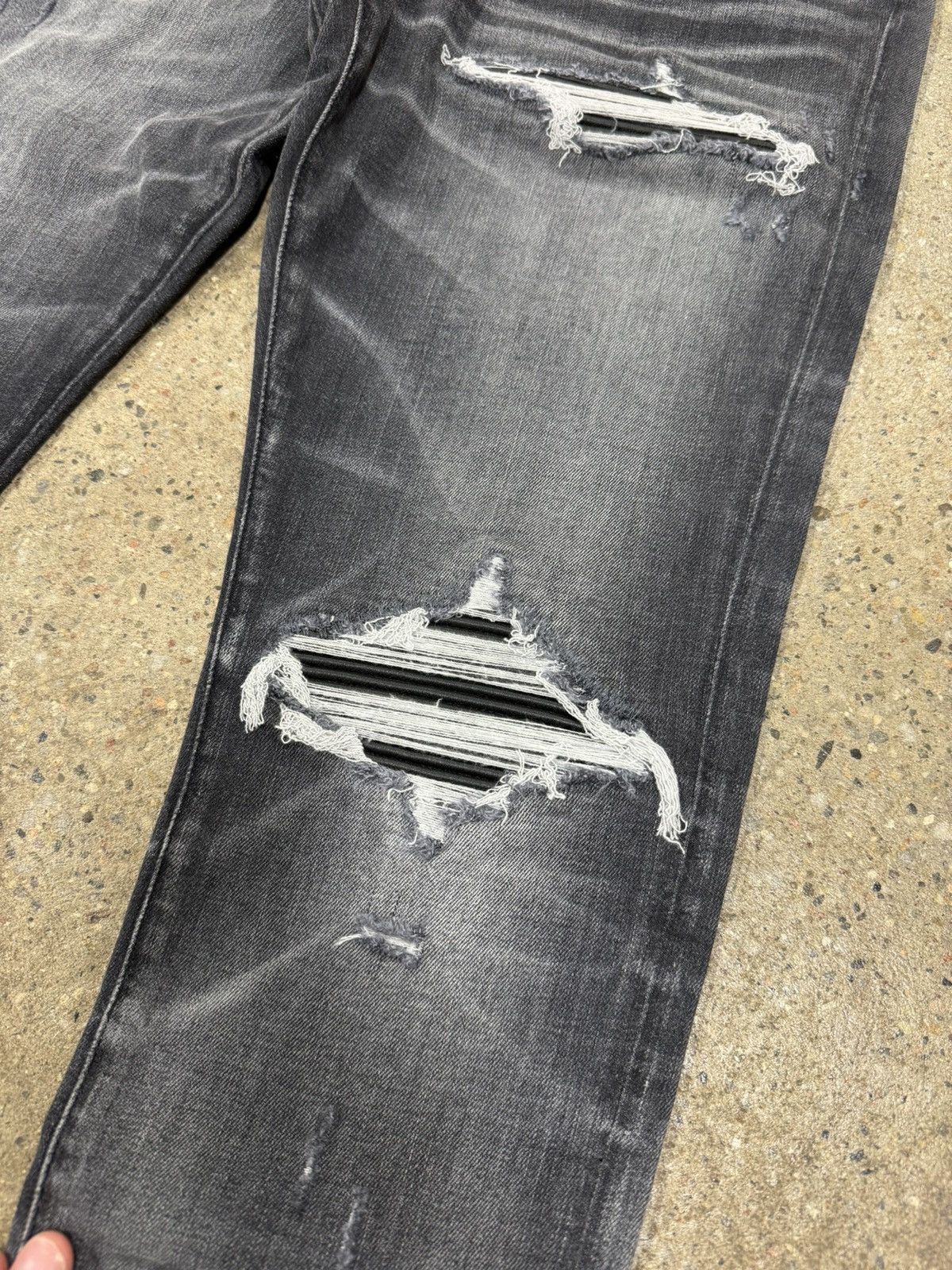 Amiri Amiri MX1 Jeans Storm Grey NEW 1200$ | Grailed