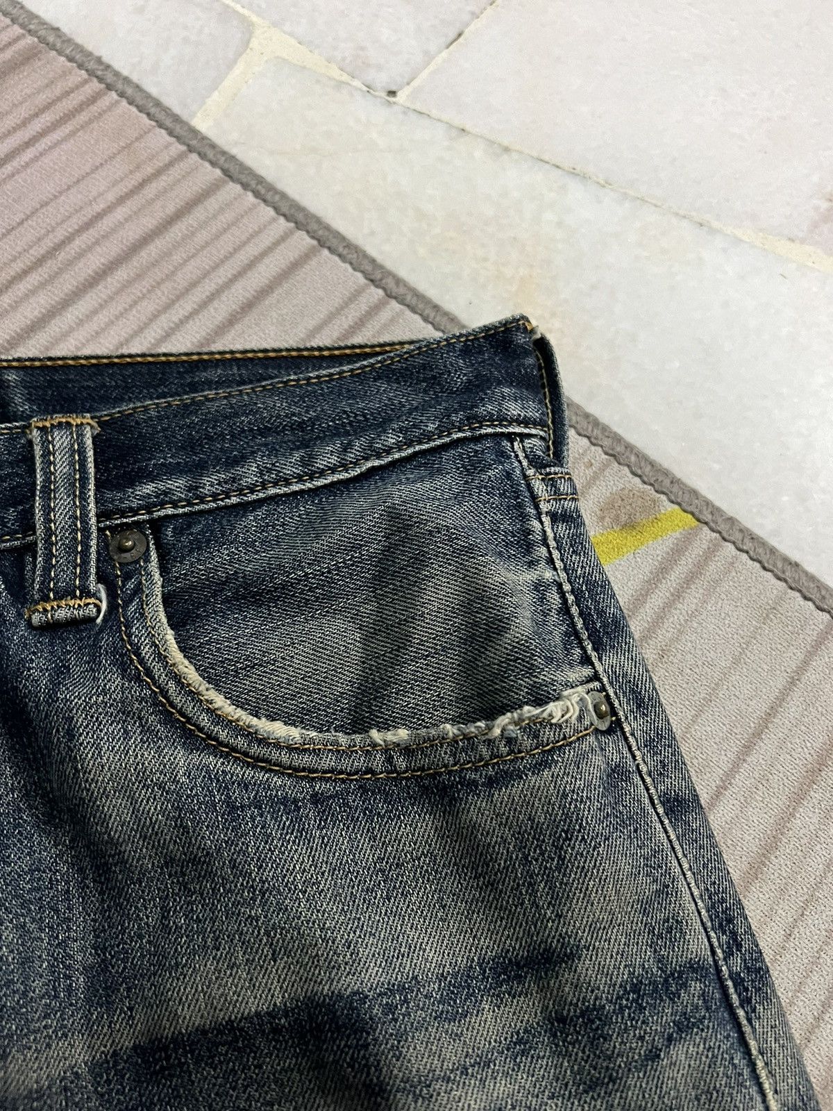 Levi's Vintage Levis 501 Distressed Jeans Rare Size US 30 / EU 46 - 8 Thumbnail