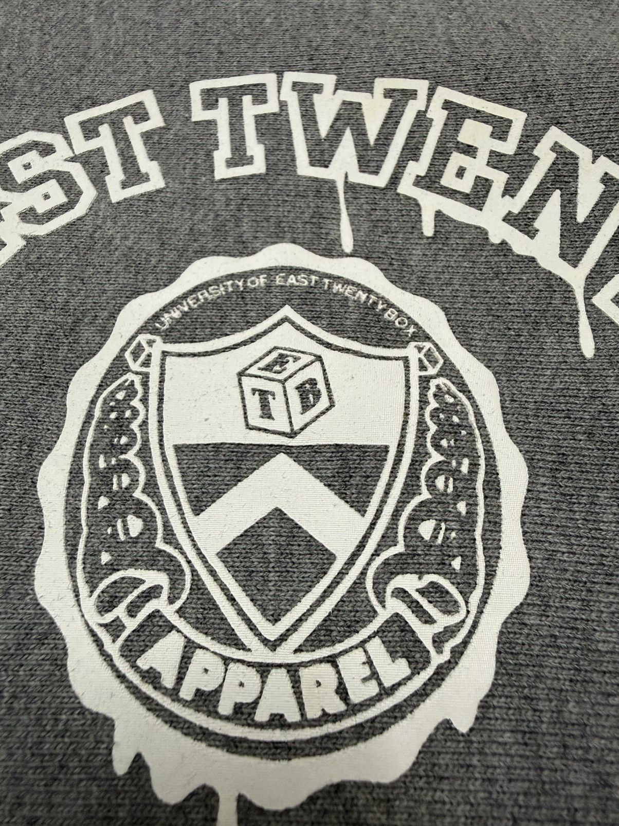 Vintage University of East Twenty Box Half Snap Button Sweater Size US S / EU 44-46 / 1 - 6 Thumbnail