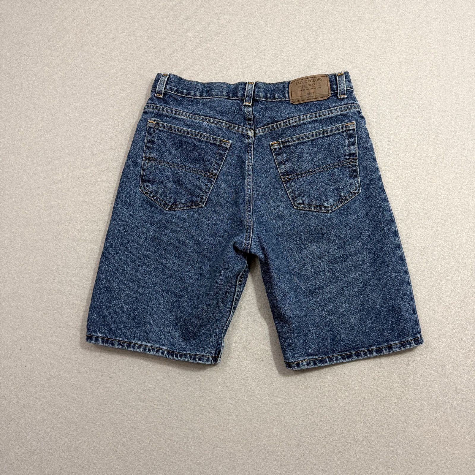 Vintage Vintage Faded Glory Jean Shorts Men's 34 Blue 10" Inseam Size US 34 / EU 50 - 5 Thumbnail