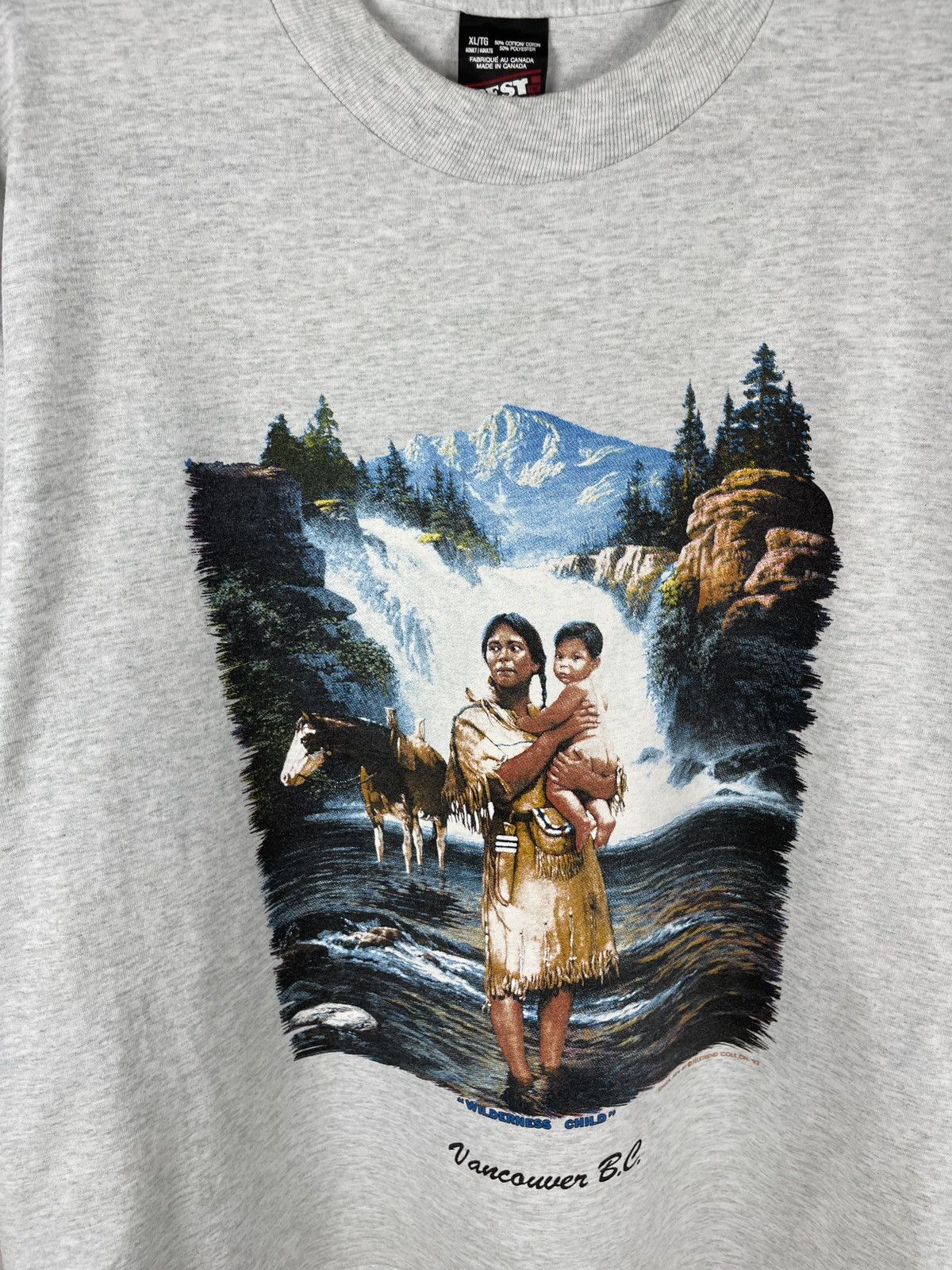 Vintage Screen Stars Vancouver 1992 “Wilderness child” Chuck Ren tee Size US XL / EU 56 / 4 - 9 Thumbnail