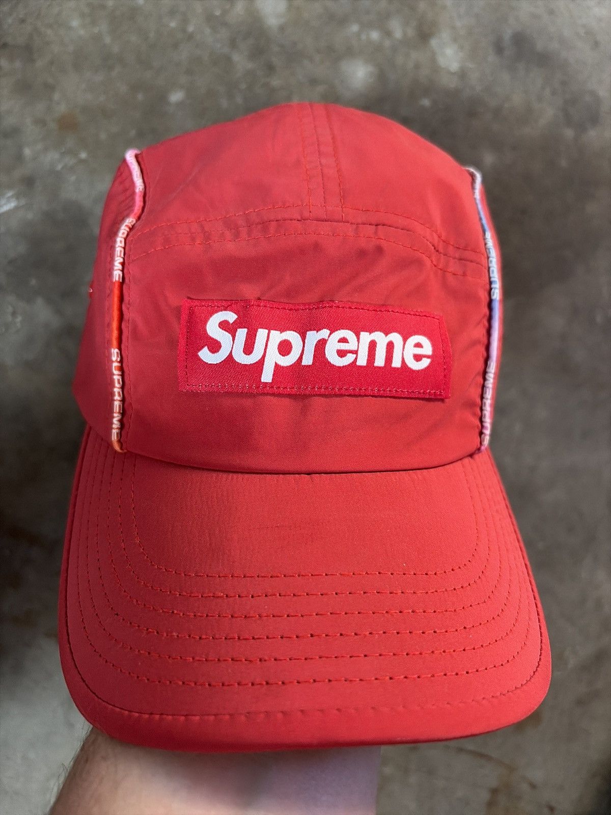Supreme Red Supreme hat Size ONE SIZE - 1 Preview