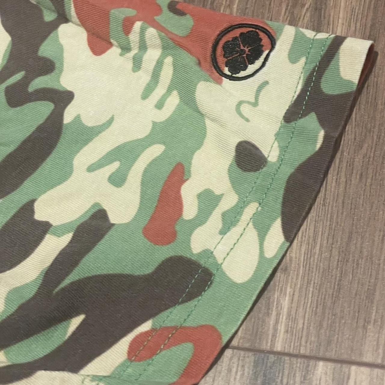 Evisu VINTAGE EVISU YAMANE 100% cotton camo polo shirt Size US L / EU 52-54 / 3 - 8 Thumbnail