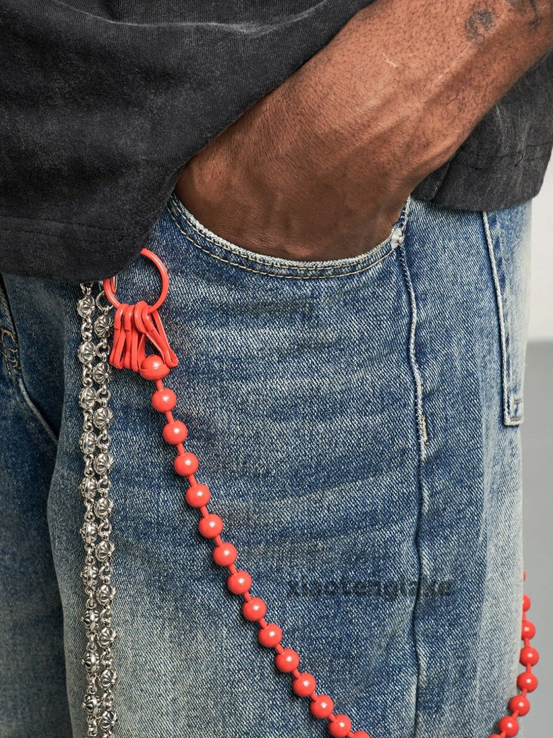 Jean × Vintage washed faded cleanfit yuppie bootcut hiphop baggy jeans Size US 28 / EU 44 - 4 Thumbnail