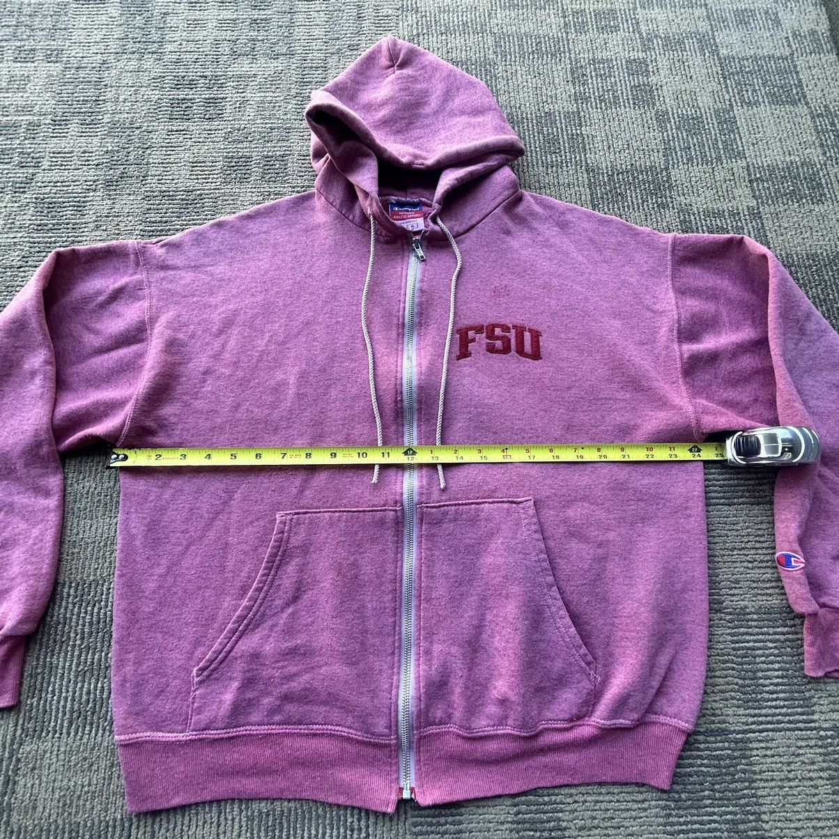 Champion Vtg Florida State Seminoles Champion Full-Zip Hoodie Jacket Size L / US 10 / IT 46 - 6 Thumbnail