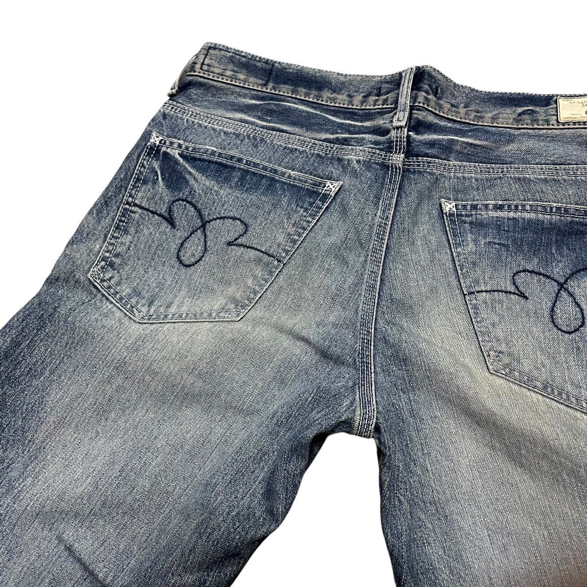 Blue Blue Japan VINTAGE BLUE WAY DISTRESSED DENIM PANTS Size US 32 / EU 48 - 10 Thumbnail