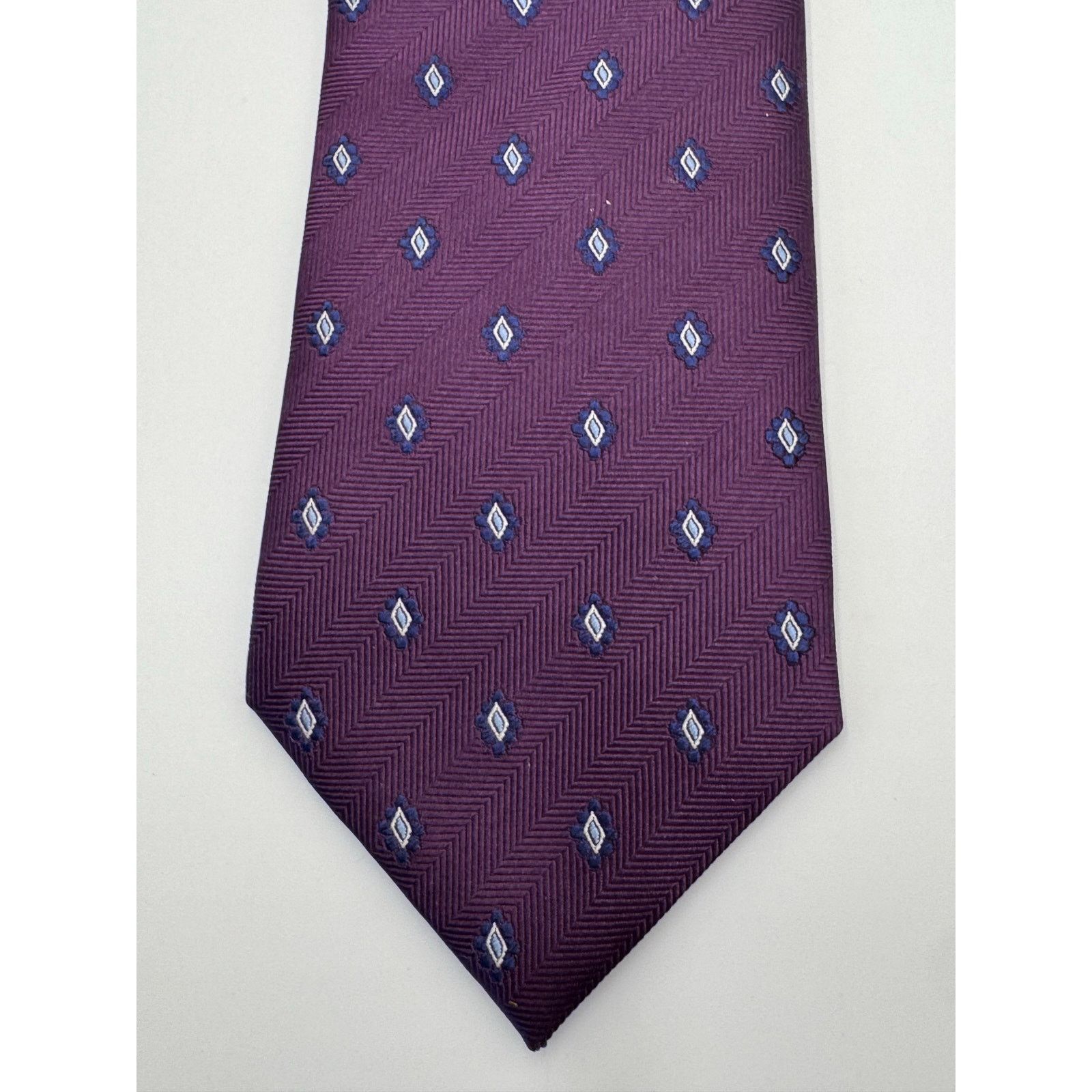 Jos. A. Bank Jos. A. Bank Tie Men's Silk Executive Collection Burgundy Size ONE SIZE - 7 Thumbnail