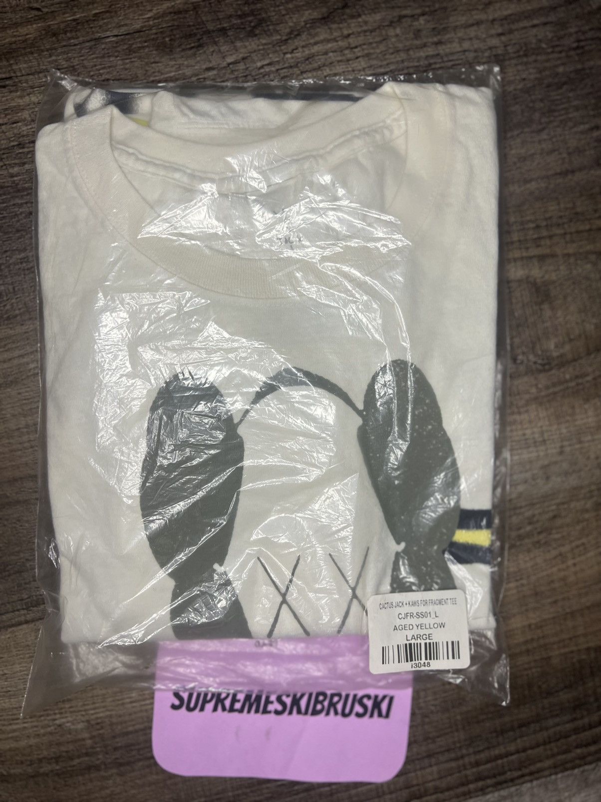 Kaws × Travis Scott TRAVIS SCOTT CACTUS JACK + KAWS FOR FRAGMENT TEE Size US L / EU 52-54 / 3 - 1 Thumbnail
