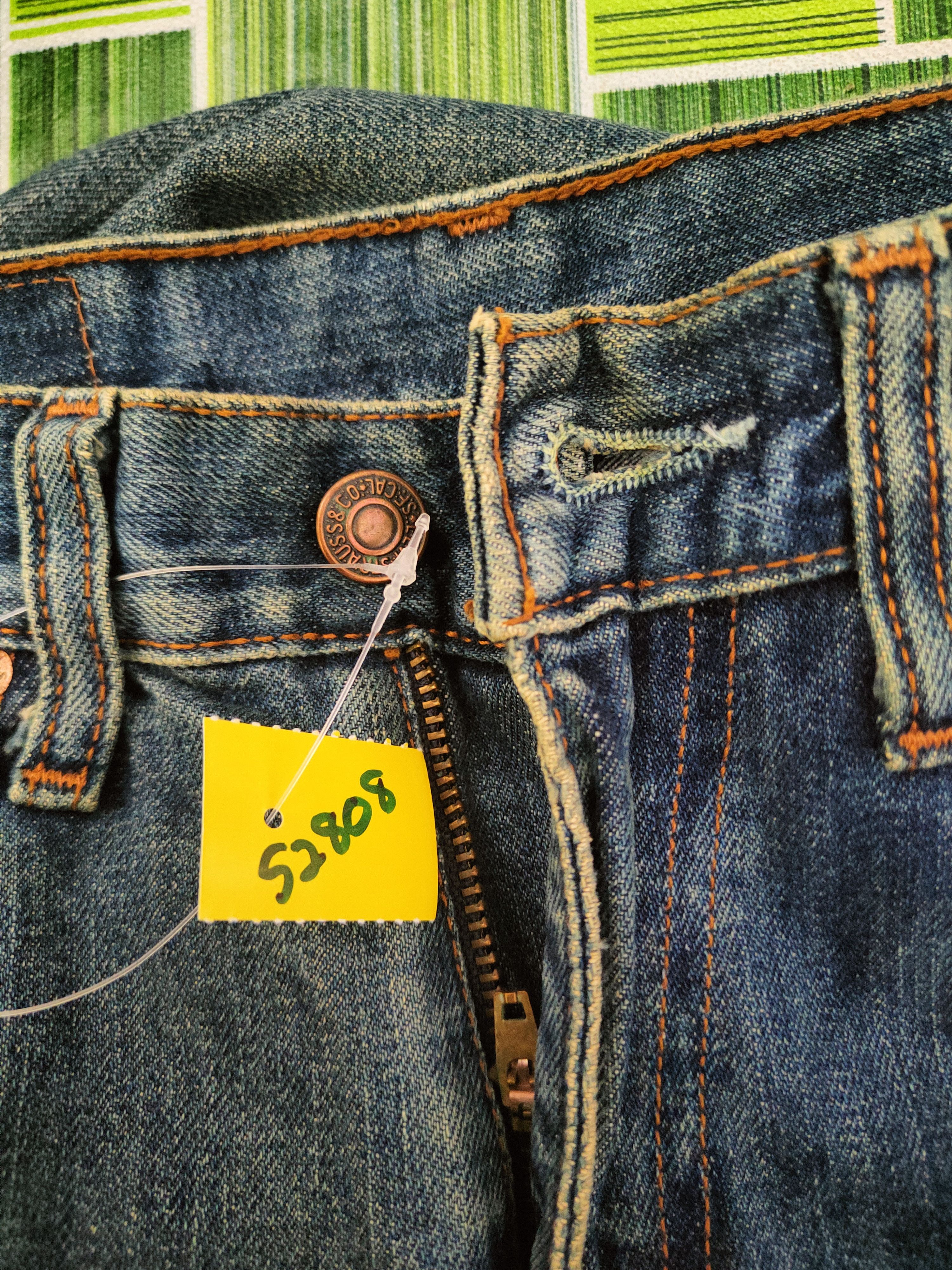 Levi's 512 Levi's Blue Distressed Ripped Jeans #S2808 Size US 28 / EU 44 - 17 Thumbnail