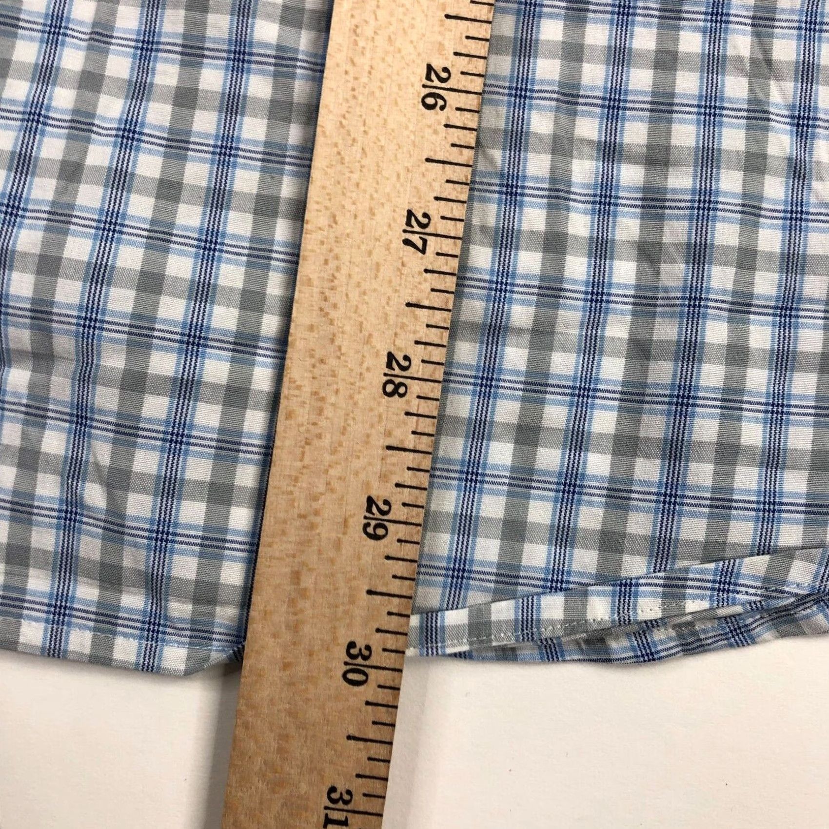 Vineyard Vines Vineyard Vines Burgee Shirt Men’s XS Blue White Plaid Classic Fit Button-Up Shirt Size US XS / EU 42 / 0 - 5 Thumbnail