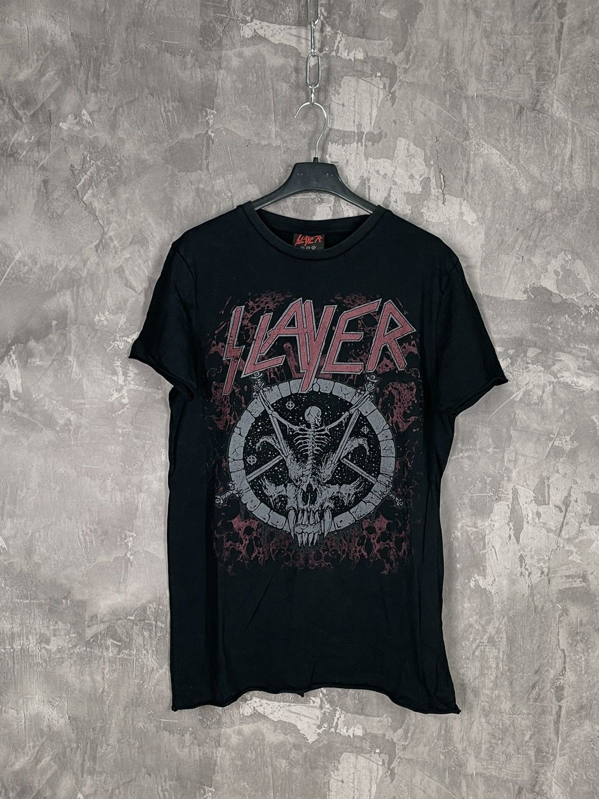 Slayer × Vintage VERY RARE SLAYER ROCK T-SHIRT BAND METAL PUNK 90s Y2K RETRO Size US S / EU 44-46 / 1 - 1 Thumbnail
