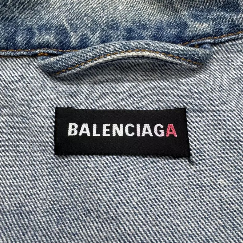 Balenciaga Balenciaga Graffiti Denim Jacket Size US M / EU 48-50 / 2 - 3 Thumbnail