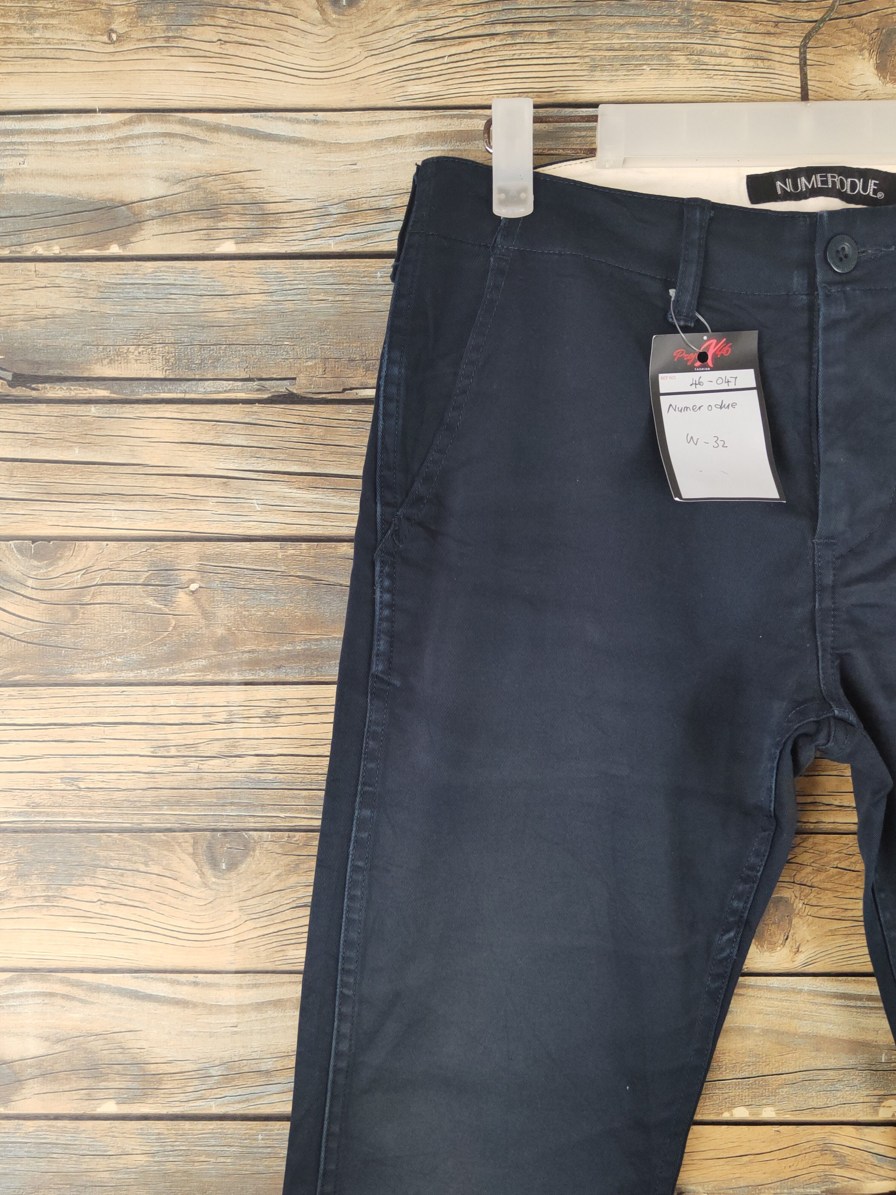 Numero 00 DL Numerodue Navy Multipocket Casual Pants #46-047 Size 32" / US 10 / IT 46 - 3 Thumbnail
