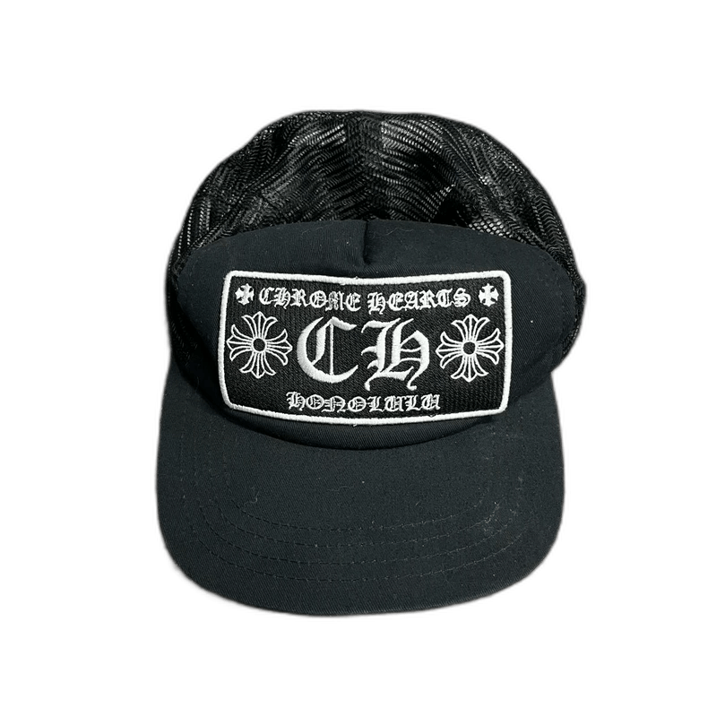 Chrome Hearts Chrome Hearts Black Logo Design Cap Size ONE SIZE - 1 Thumbnail