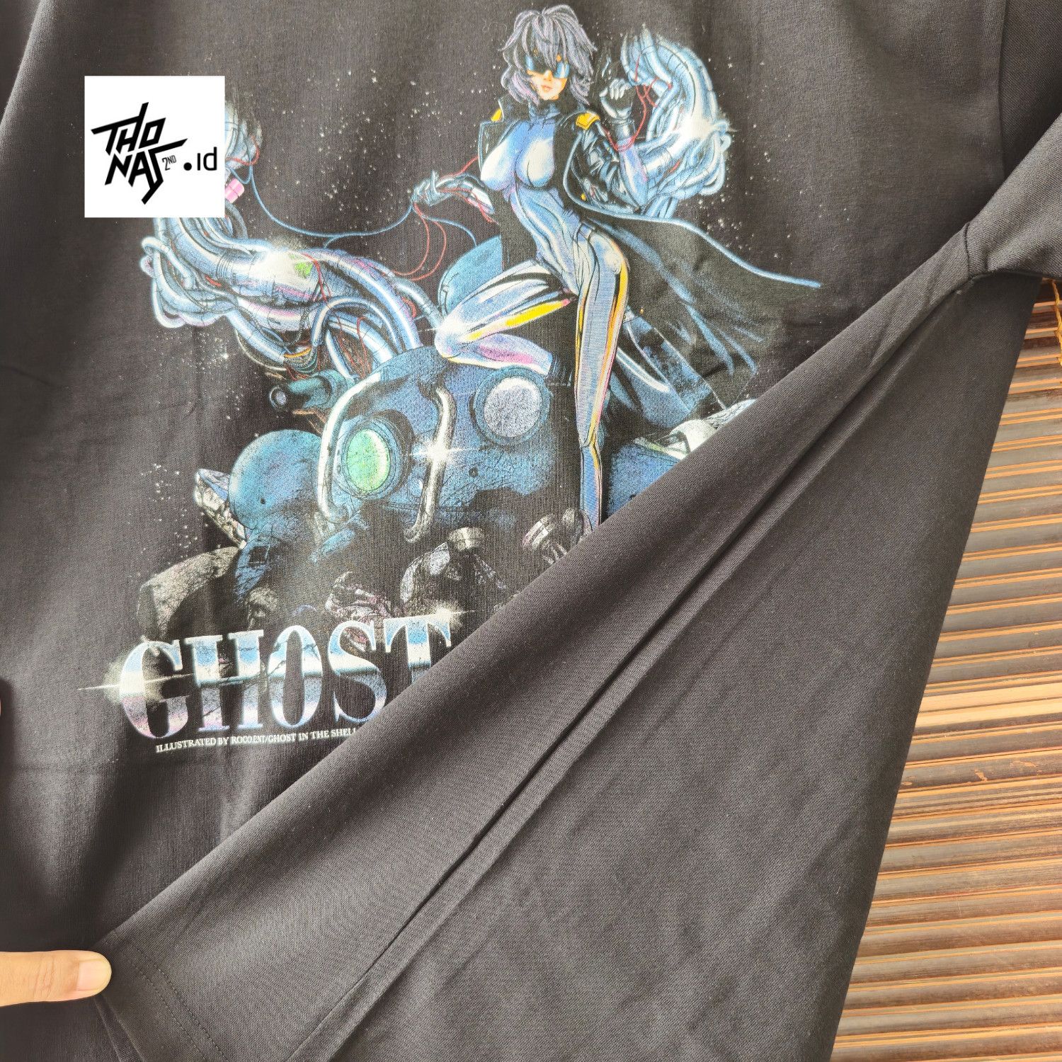 Anime GHOST IN THE SHELL "SPACE" Fans Made Size US XL / EU 56 / 4 - 5 Thumbnail