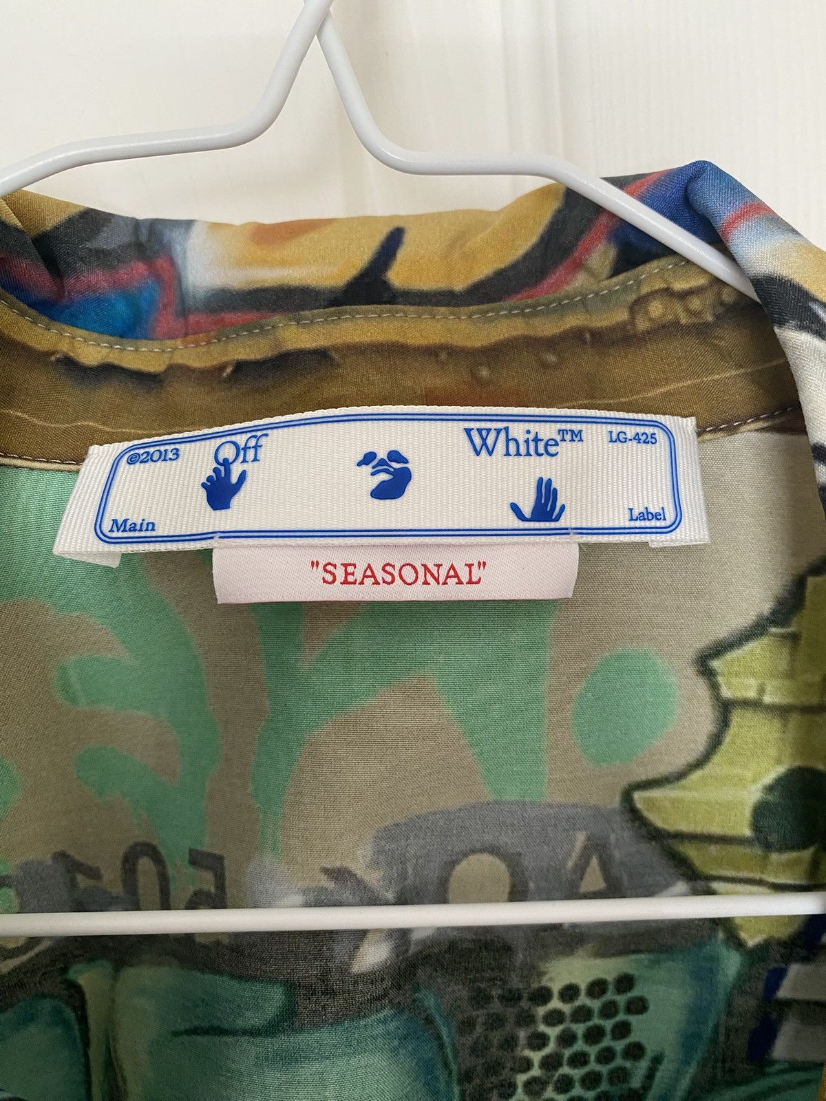 Off-White Off-White Graffiti Shirt Size Medium Size US M / EU 48-50 / 2 - 4 Thumbnail