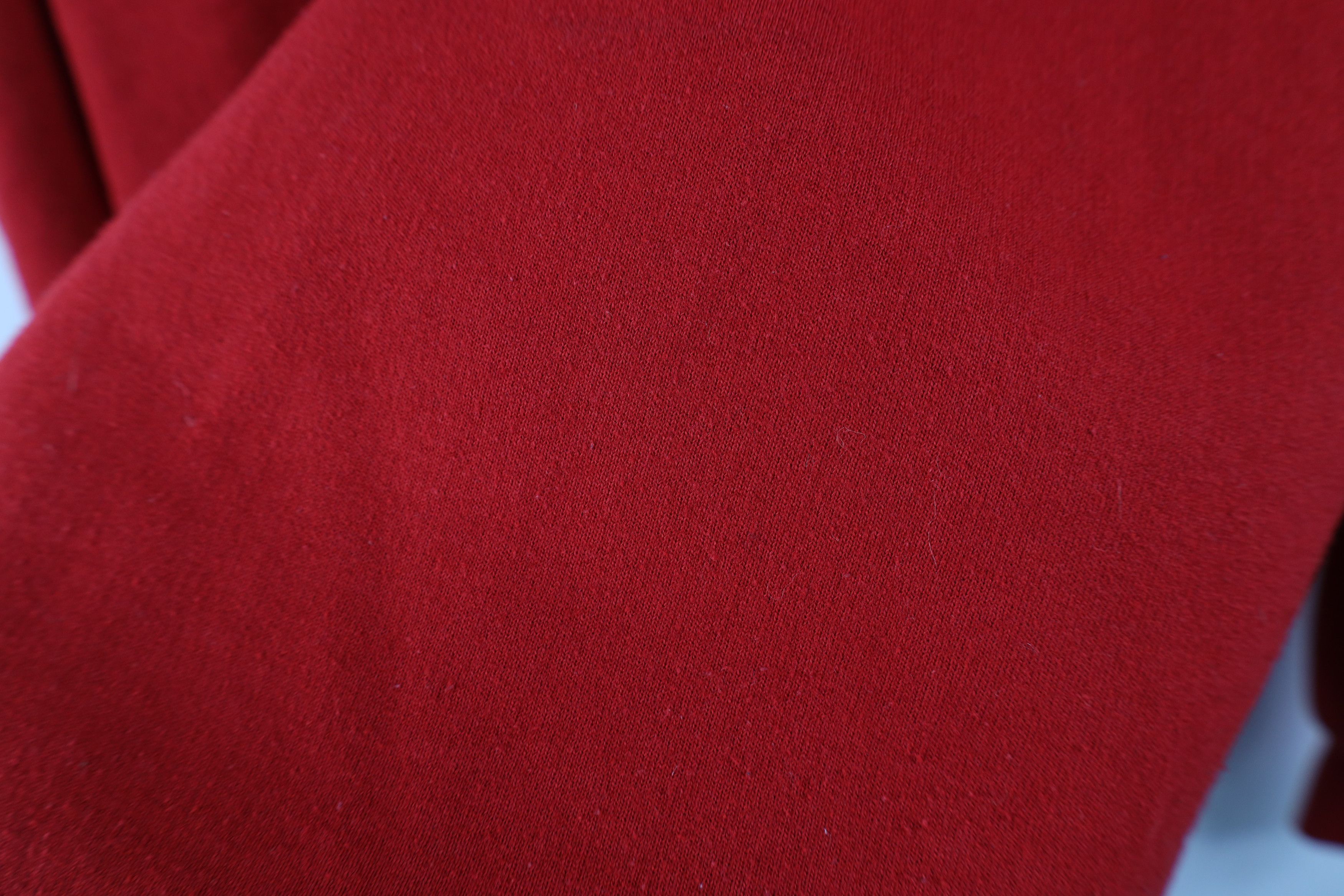 Adidas Vintage Y2K Adidas Blank Heavyweight Hoodie Sweatshirt Red Size US L / EU 52-54 / 3 - 10 Thumbnail