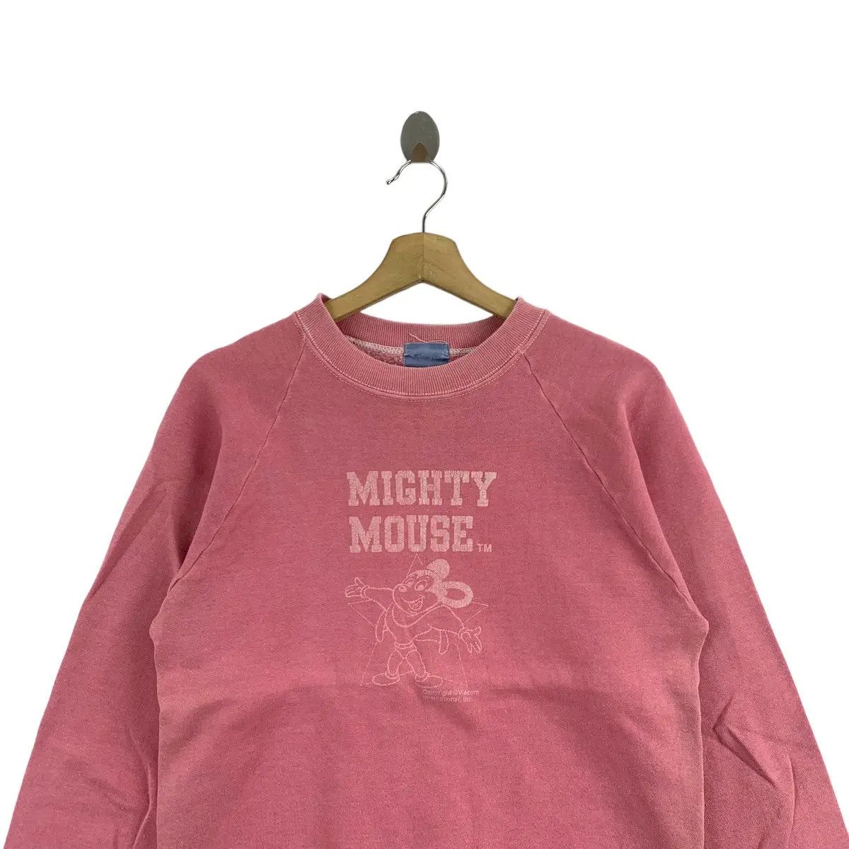 Vintage Vintage 90’ MIGHTY MOUSE TERRYTOONS Sweatshirt Heckle Jeckle Size S / US 4 / IT 40 - 2 Thumbnail