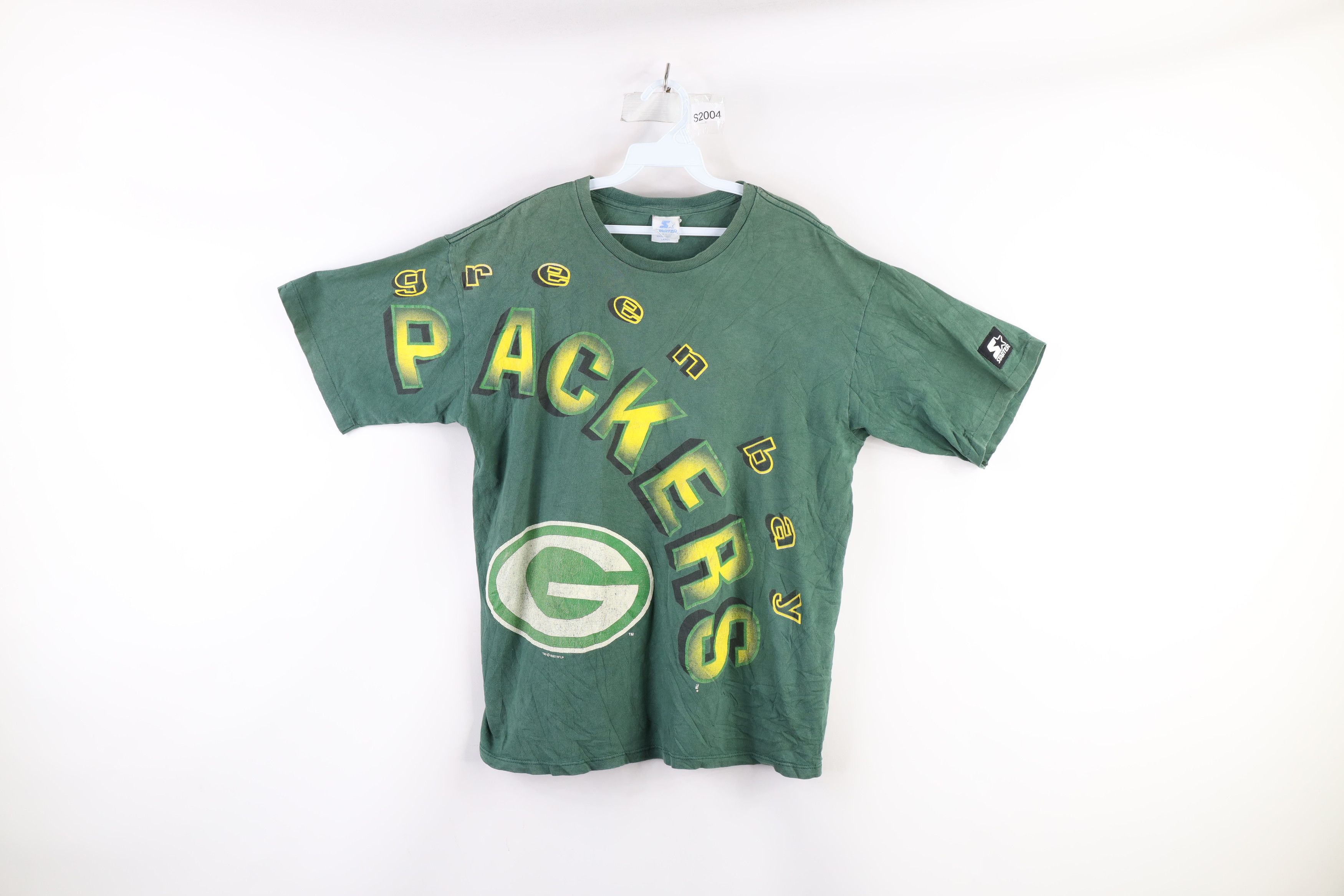 Starter × Vintage Vintage 90s Starter Green Bay Packers Football T-Shirt USA Size US L / EU 52-54 / 3 - 1 Thumbnail