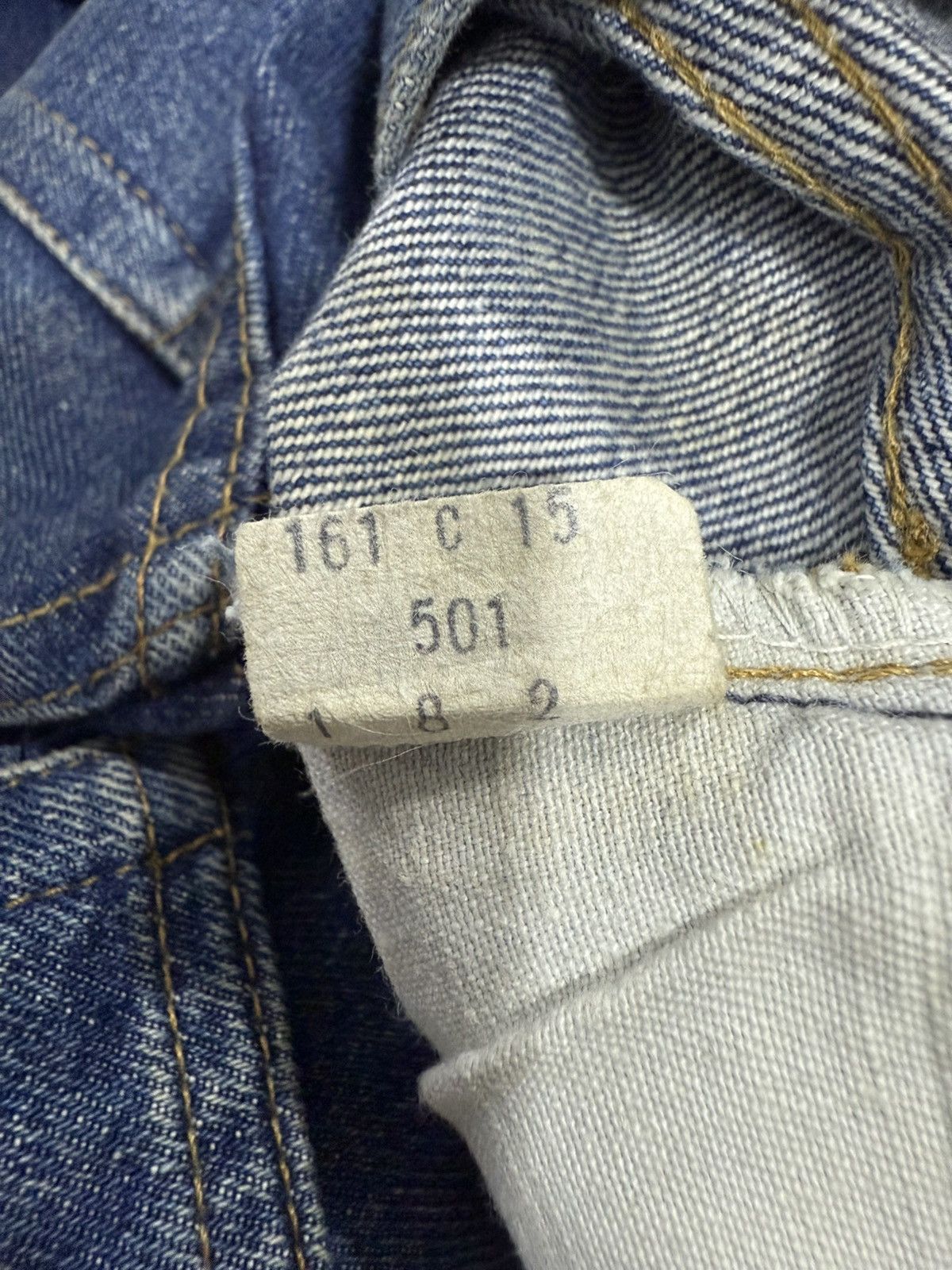 Levi's Vintage 80s Levis 501 Redline Size US 32 / EU 48 - 17 Thumbnail