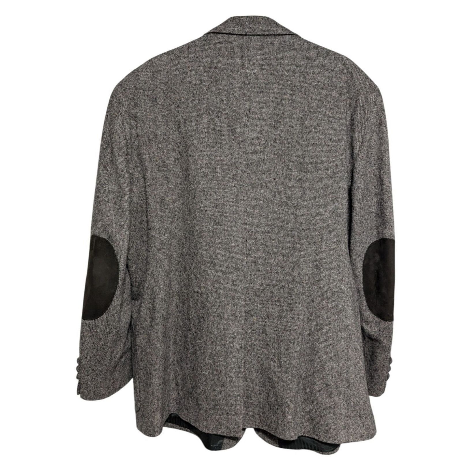 Stafford Vintage Stafford Wool Gray Blazer Elbow Patches Men Size 50R Size 50R - 2 Thumbnail
