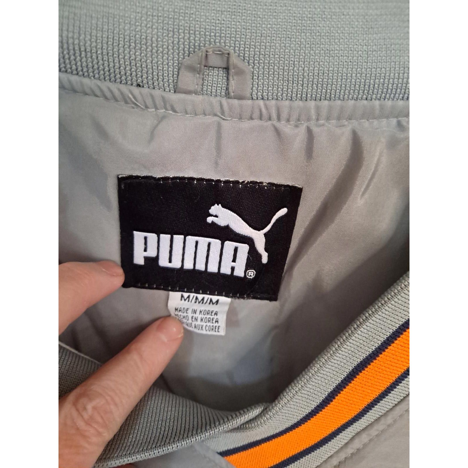 Puma Puma Gray Tennessee V Neck Windbreaker Size Medium Size US M / EU 48-50 / 2 - 2 Thumbnail