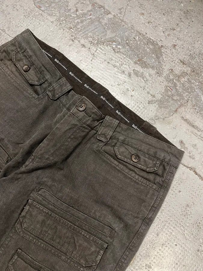 Dolce & Gabbana SS2008 Dolce & Gabbana Multi-Pocket Cargo Grey Pants Size US 34 / EU 50 - 6 Thumbnail