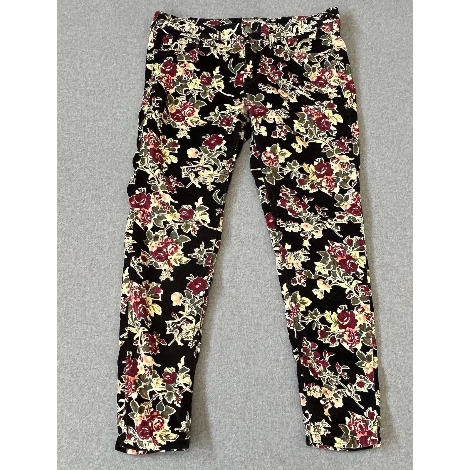 Under Armour Free People Floral Corduroy Pants jeans Casual Everyday Size 28" / US 6 / IT 42 - 1 Thumbnail