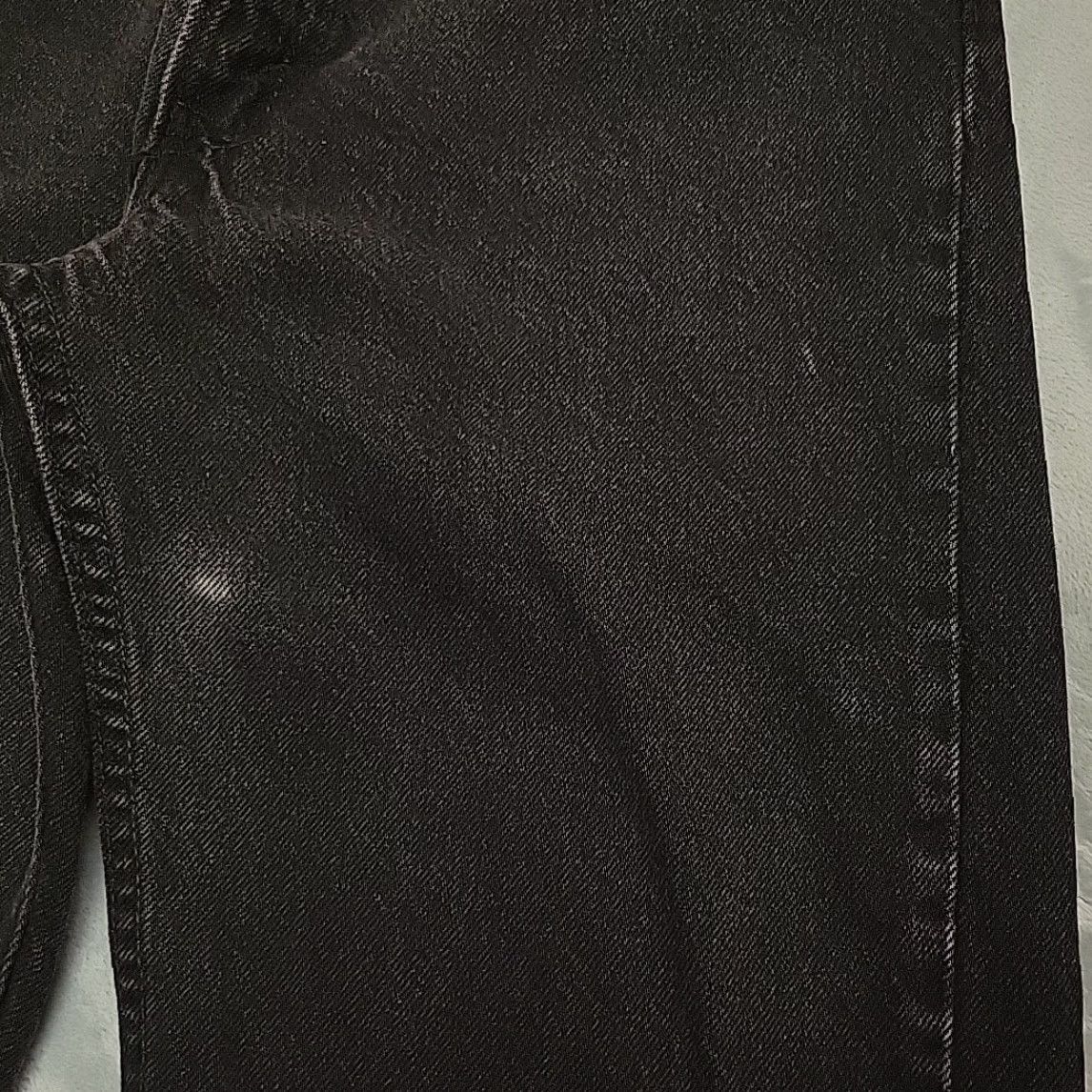 Levi's VINTAGE Levi's Jeans 505 Mens 33x32 Black Straight Leg Made in USA 90s Retro Jeans Size US 33 - 4 Thumbnail