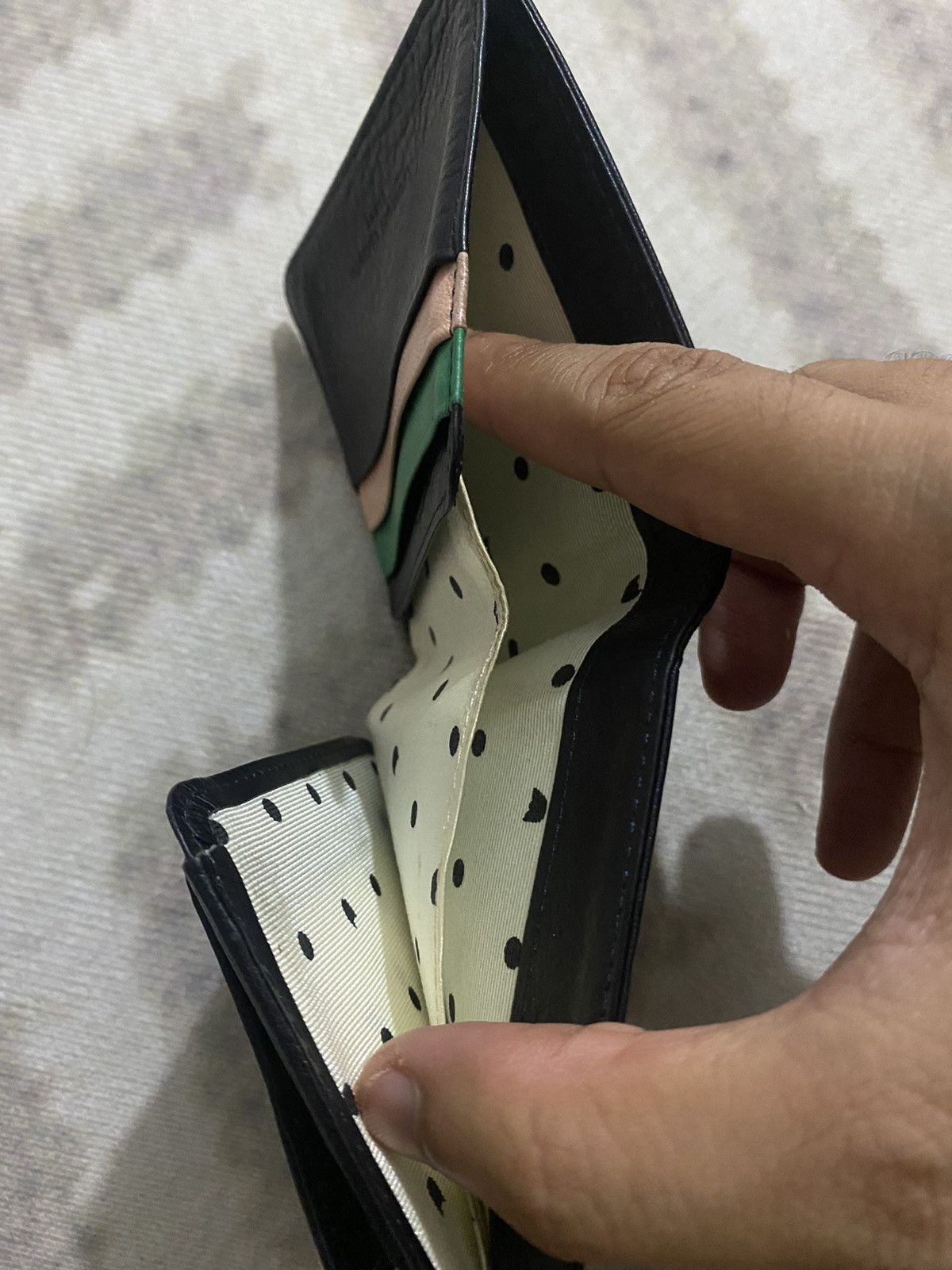 Genuine Leather × Issey Miyake × Tsumori Chisato Tsumori Chisato Leather Small Bifold Wallet Spellout Size ONE SIZE - 4 Thumbnail