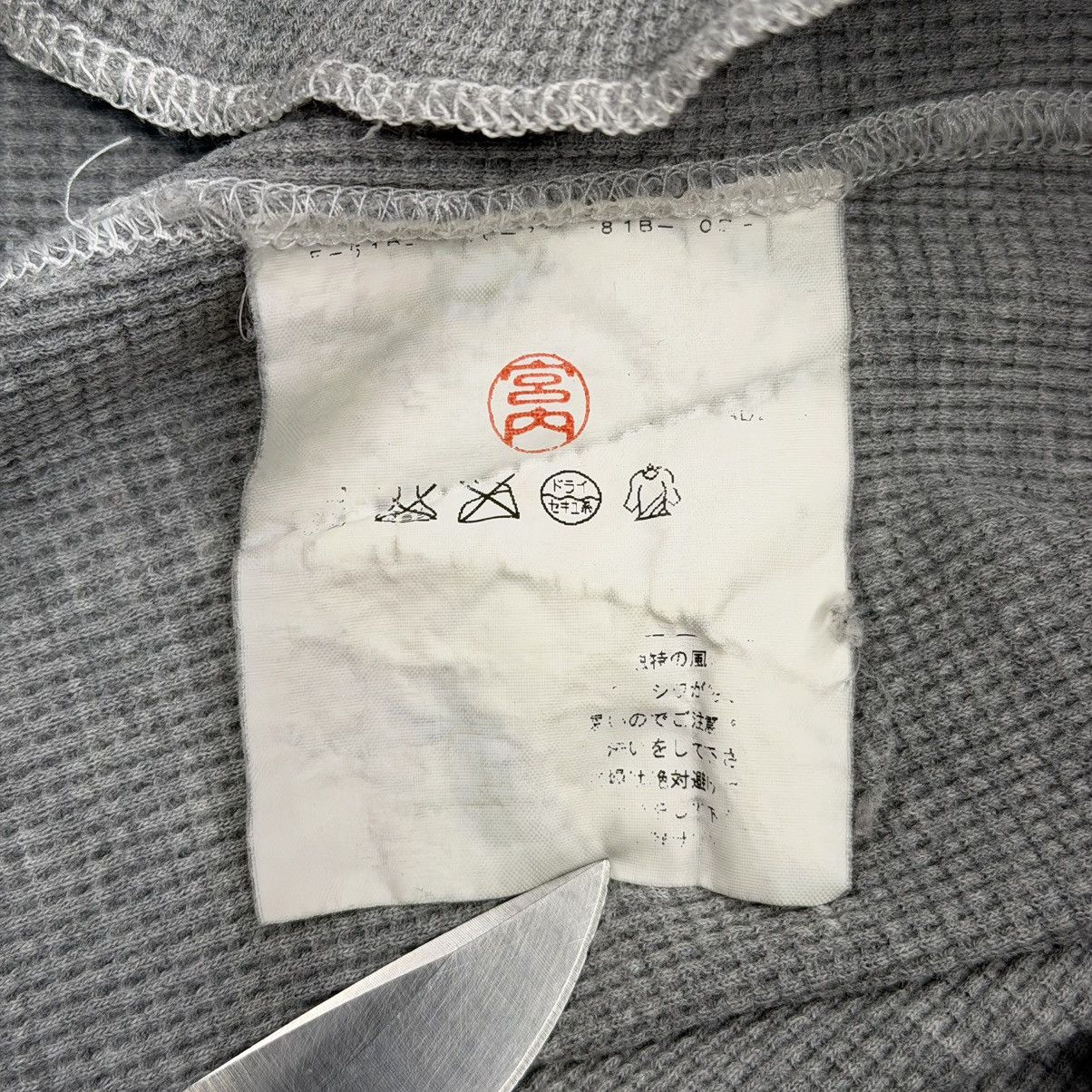 Ganryu Waffle Knit Thermal Hoodie Size US S / EU 44-46 / 1 - 8 Thumbnail