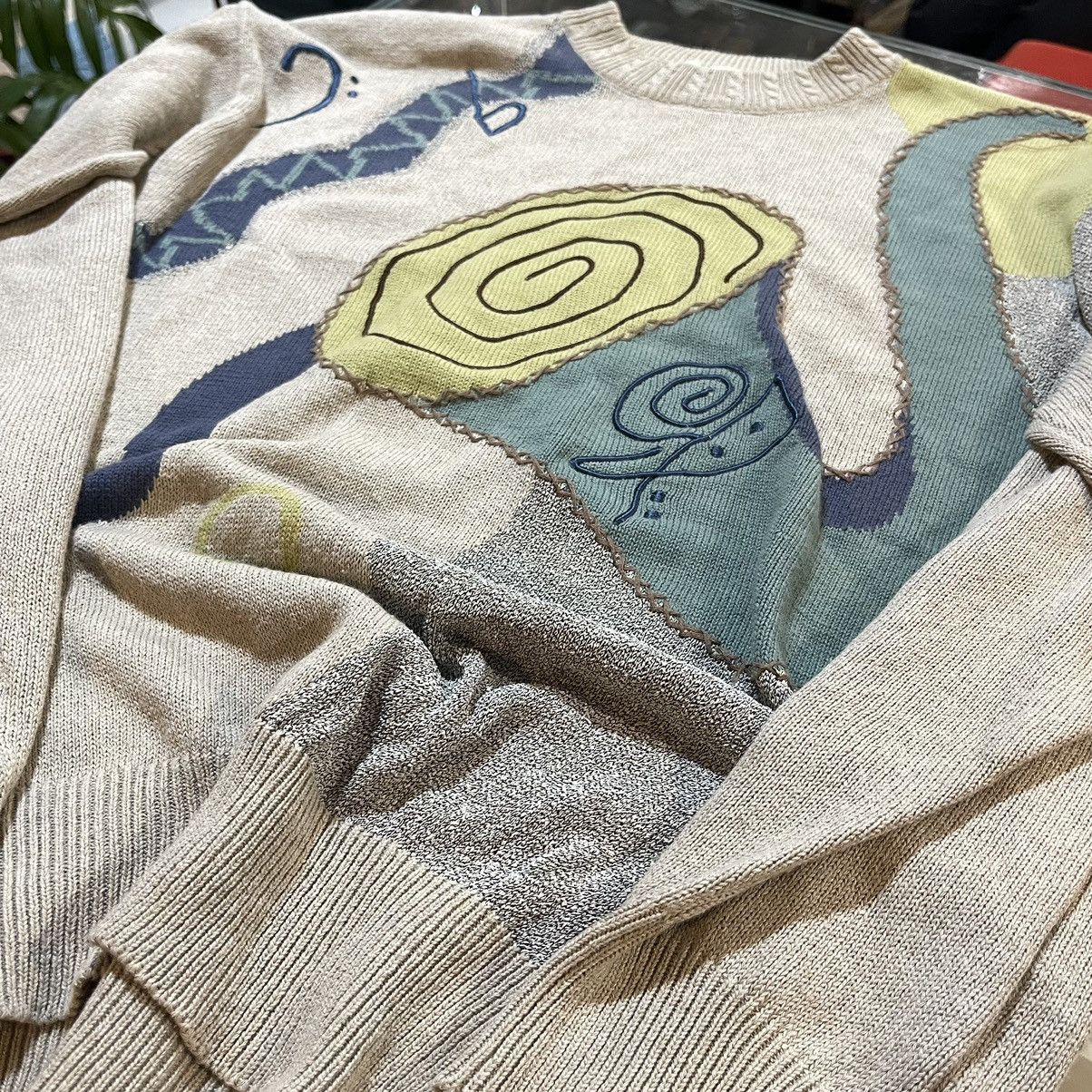 Other GEORGES RECH Art Knitwear Music Embroidered Size US L / EU 52-54 / 3 - 6 Thumbnail