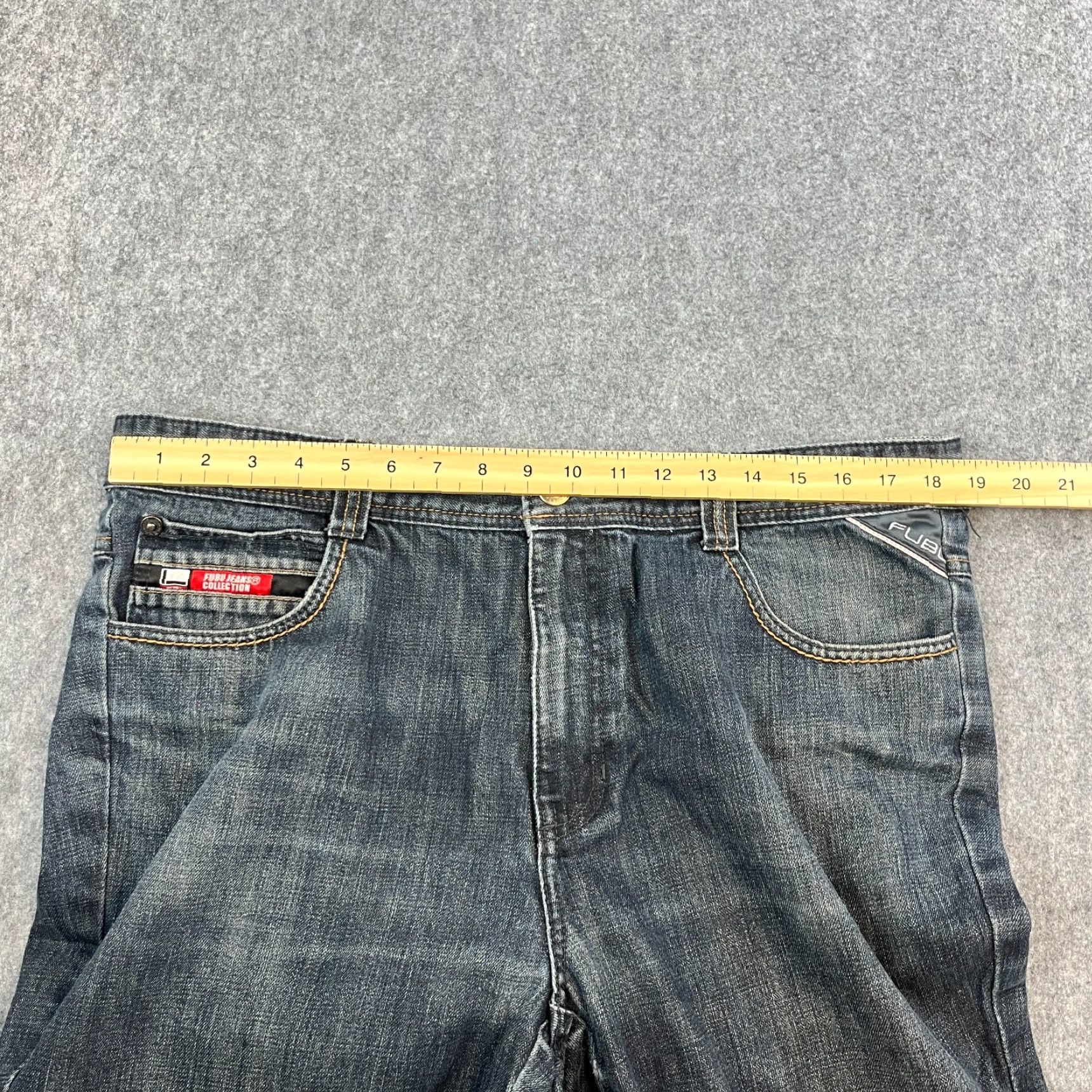 Fubu FUBU Jeans Regular Tapered 38 30 Dark Blue Denim 5-Pocket Hu Nike? Size US 38 / EU 54 - 6 Thumbnail