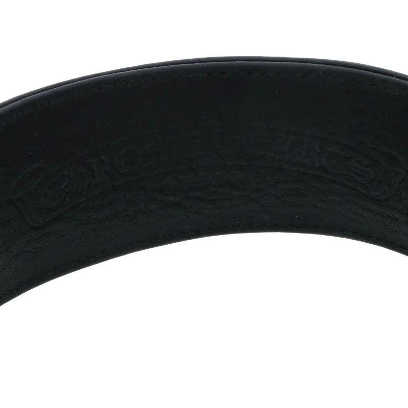 Chrome Hearts CHROME HEARTS RR TINY BUCKLE LEATHER BRACELET bangle Size ONE SIZE - 4 Thumbnail