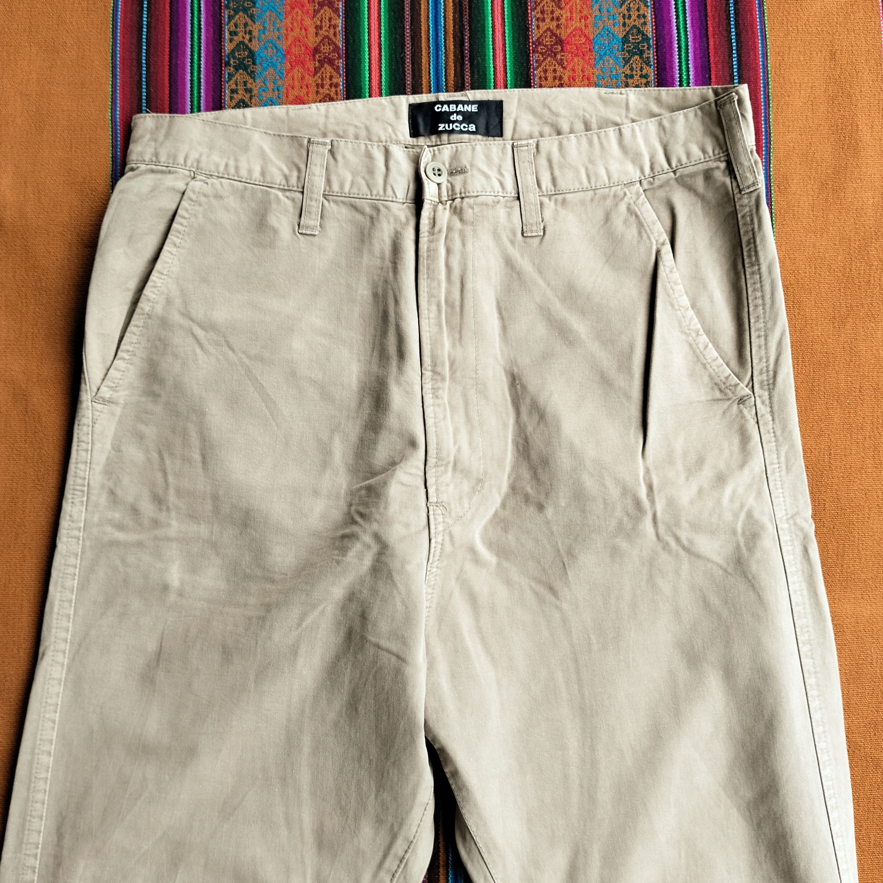 Issey Miyake Cabane de zucca JPG khaki pants Size US 32 / EU 48 - 3 Thumbnail
