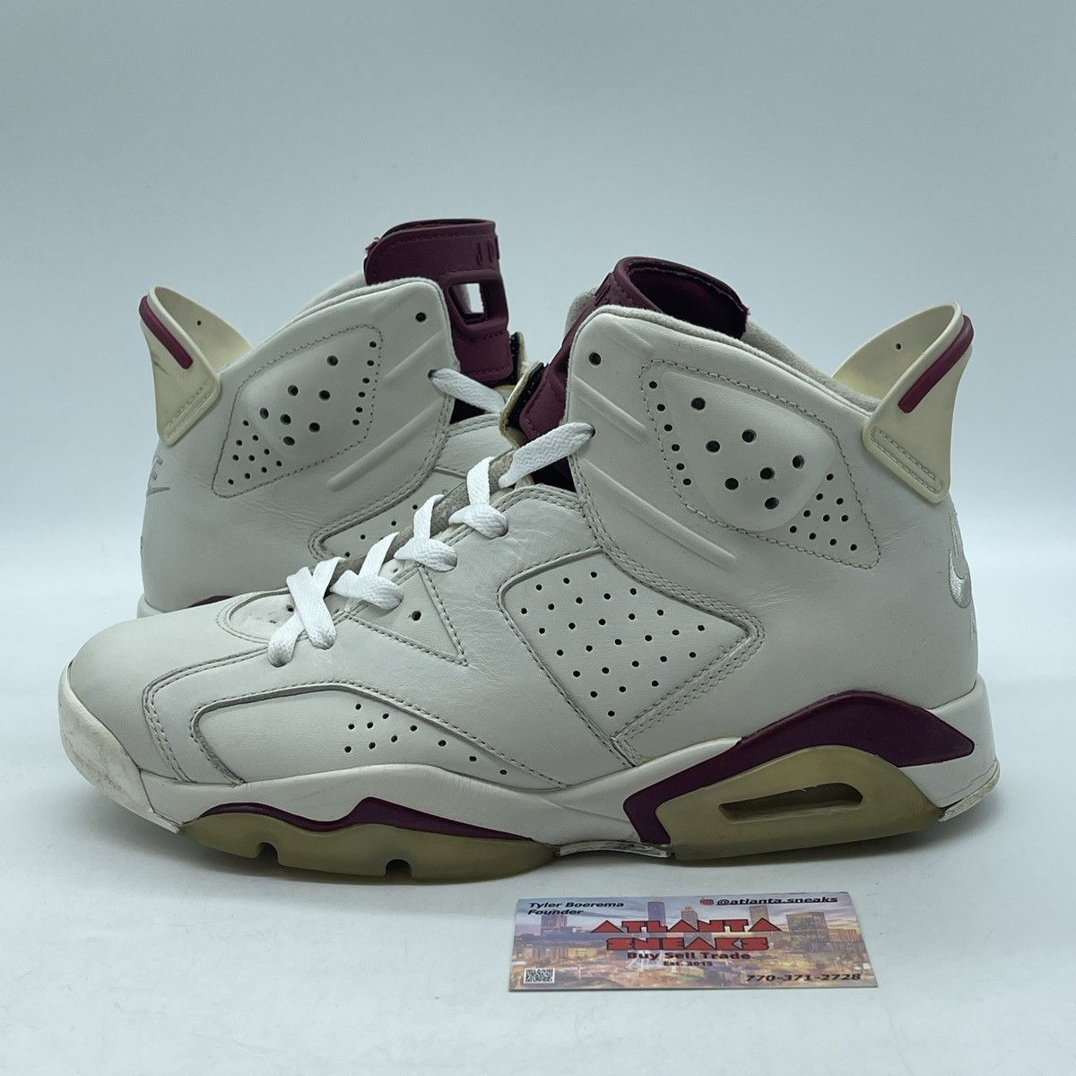 Jordan Brand Air Jordan 6 maroon Size US 8 / EU 41 - 1 Thumbnail