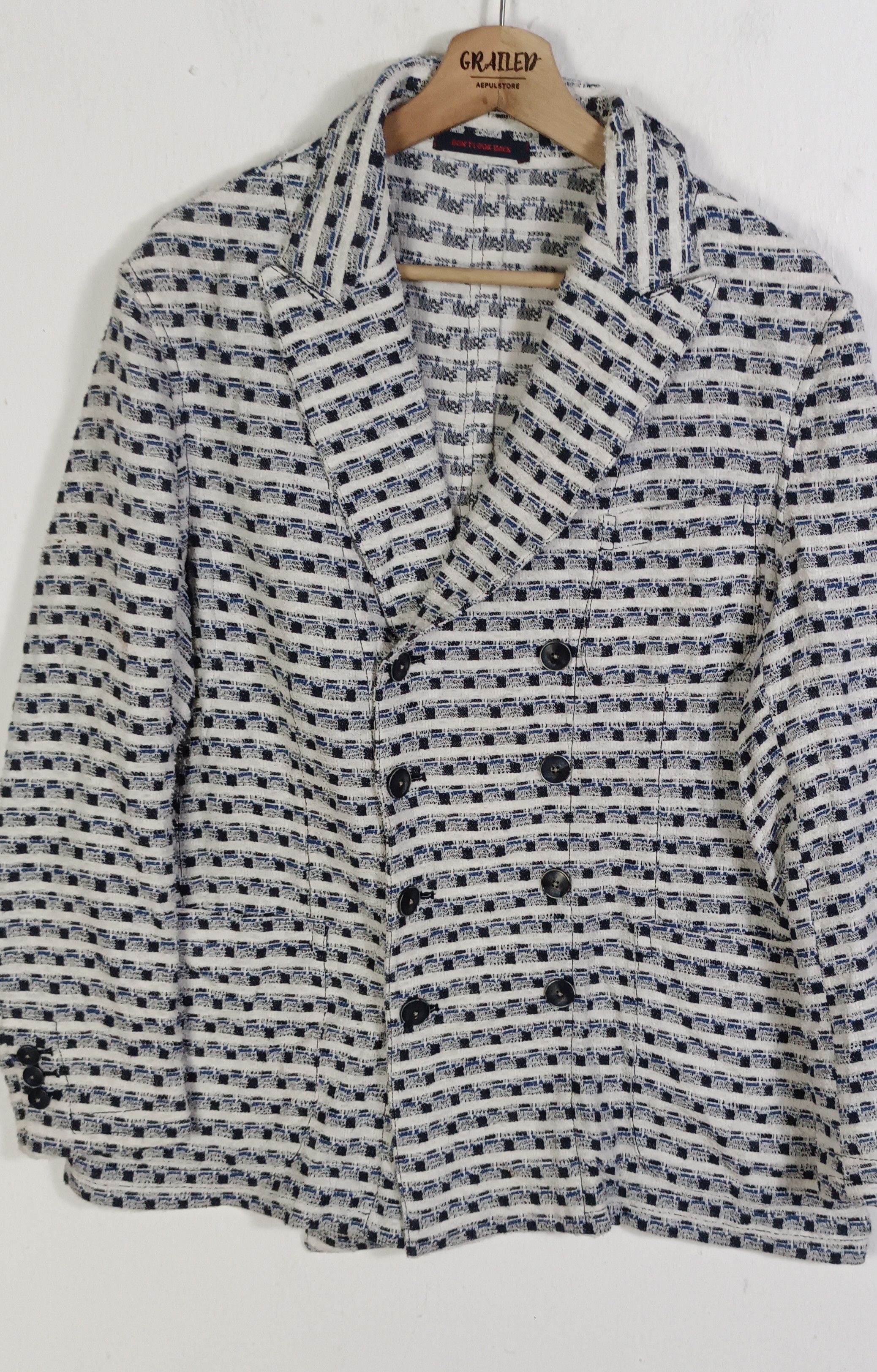 THE GIGI The GiGi " Don't Look Back" Ziggy Double Breast Jacket Size US M / EU 48-50 / 2 - 4 Thumbnail