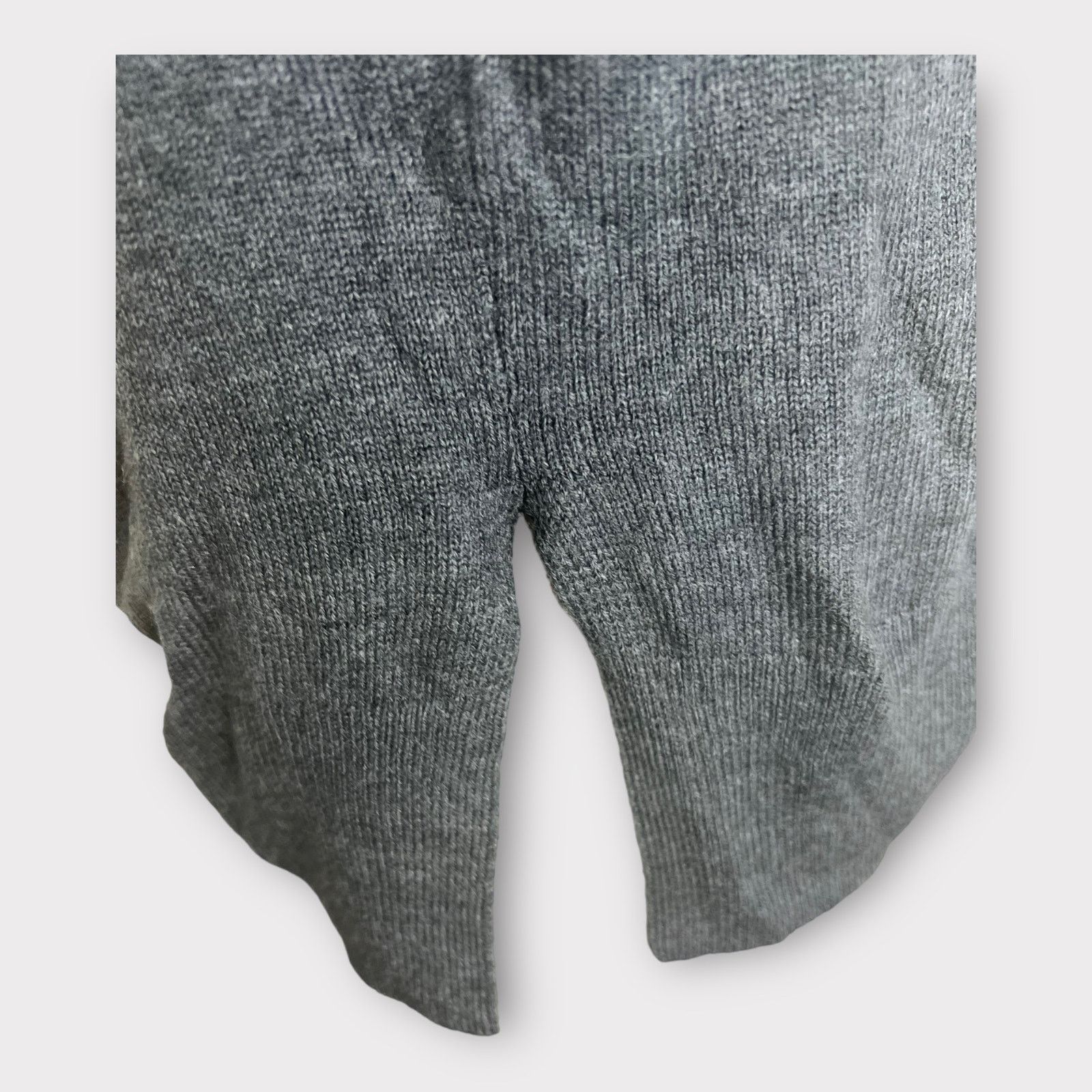 14th & Union 14 & Union | Deep V-Neck Gray Oversized Sweater | Small Size S / US 4 / IT 40 - 2 Thumbnail