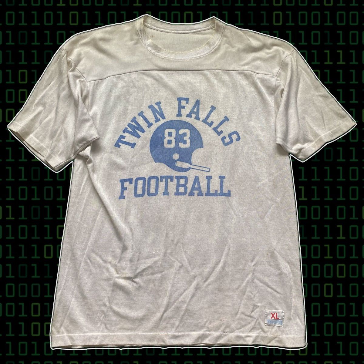 Vintage 1970s Twin Falls Football Practice Jersey XL Distressed Size US XL / EU 56 / 4 - 1 Thumbnail