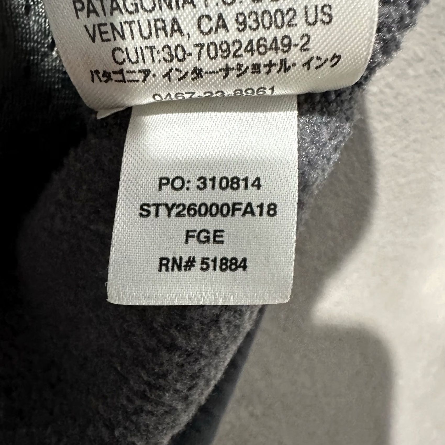 Patagonia Patagonia Jacket Mens L Gray Lightweight Better Sweater Marsupial Full Zip Lined Pockets Casual Outdoor 90s Style Mens Size US L / EU 52-54 / 3 - 6 Thumbnail