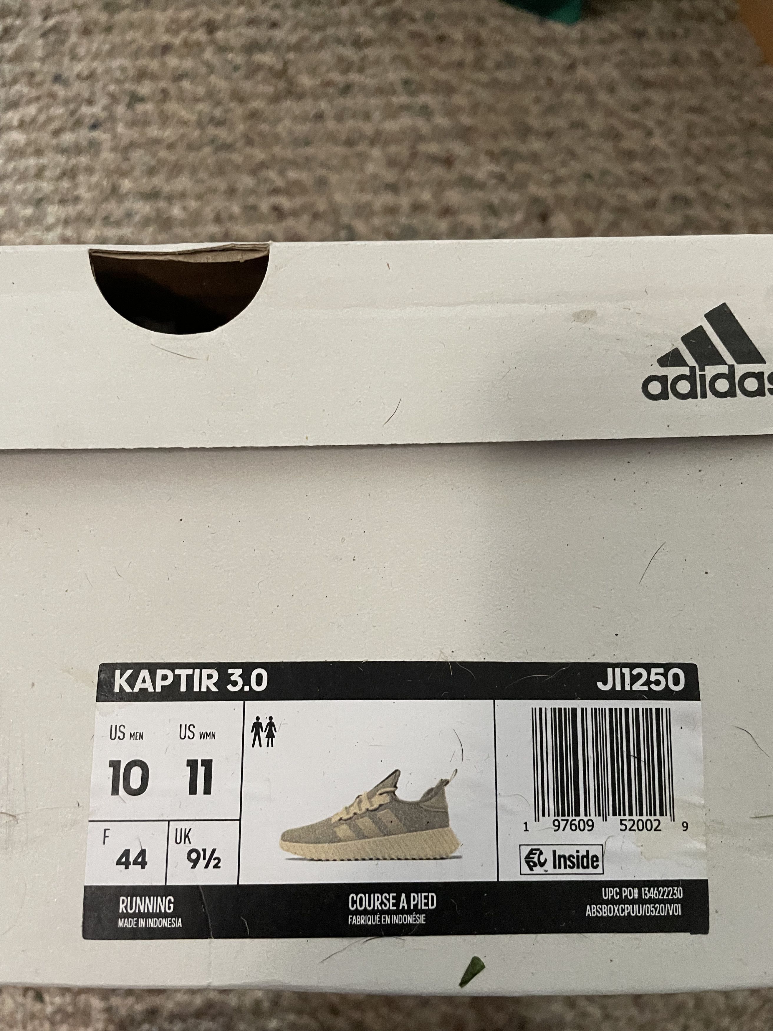 Adidas Kaptir 3.0 Size US 10 / EU 43 - 1 Thumbnail