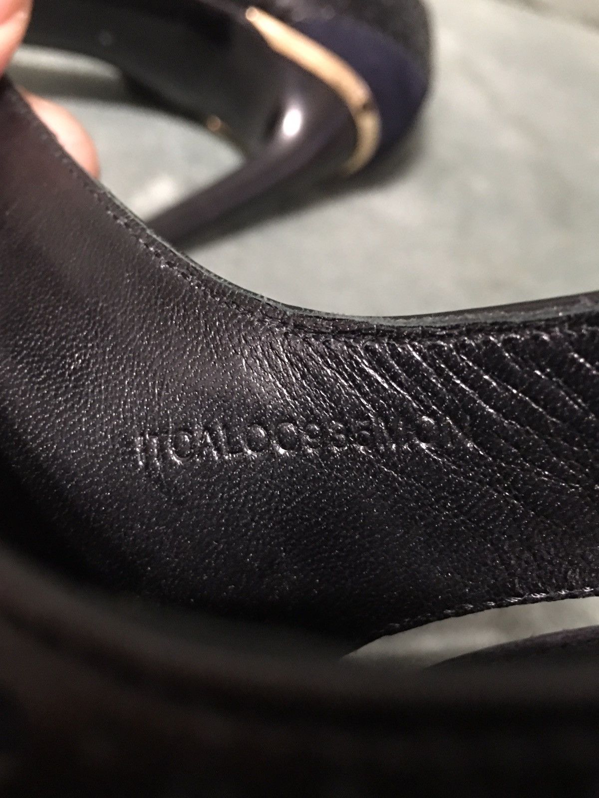 Burberry Burberry Suede Heels Stiletto Leather Trim Navy Blue EU 37 Size US 7 / IT 37 - 13 Thumbnail