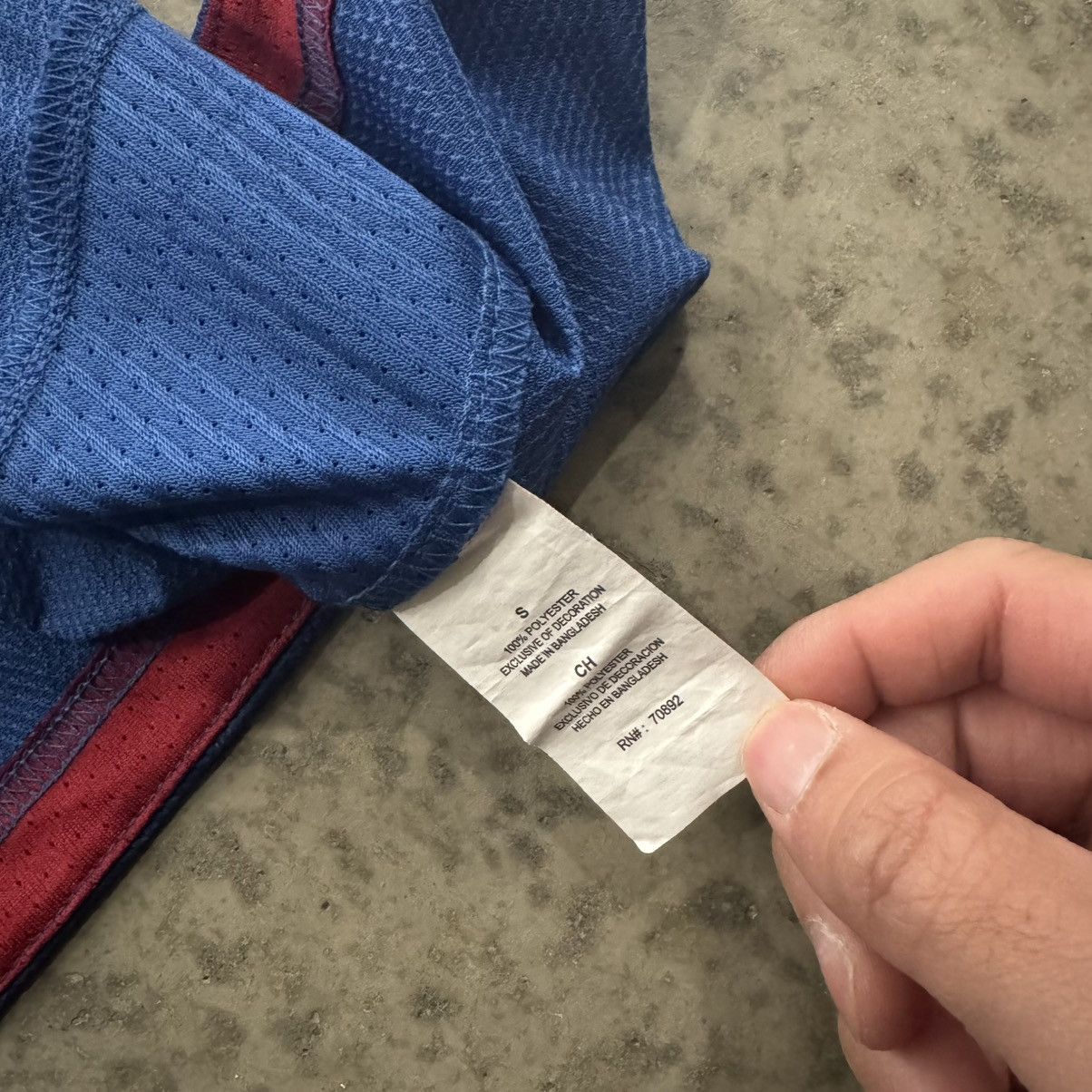 Vintage FC Barcelona Blue Soccer Jersey S Size US S / EU 44-46 / 1 - 5 Thumbnail